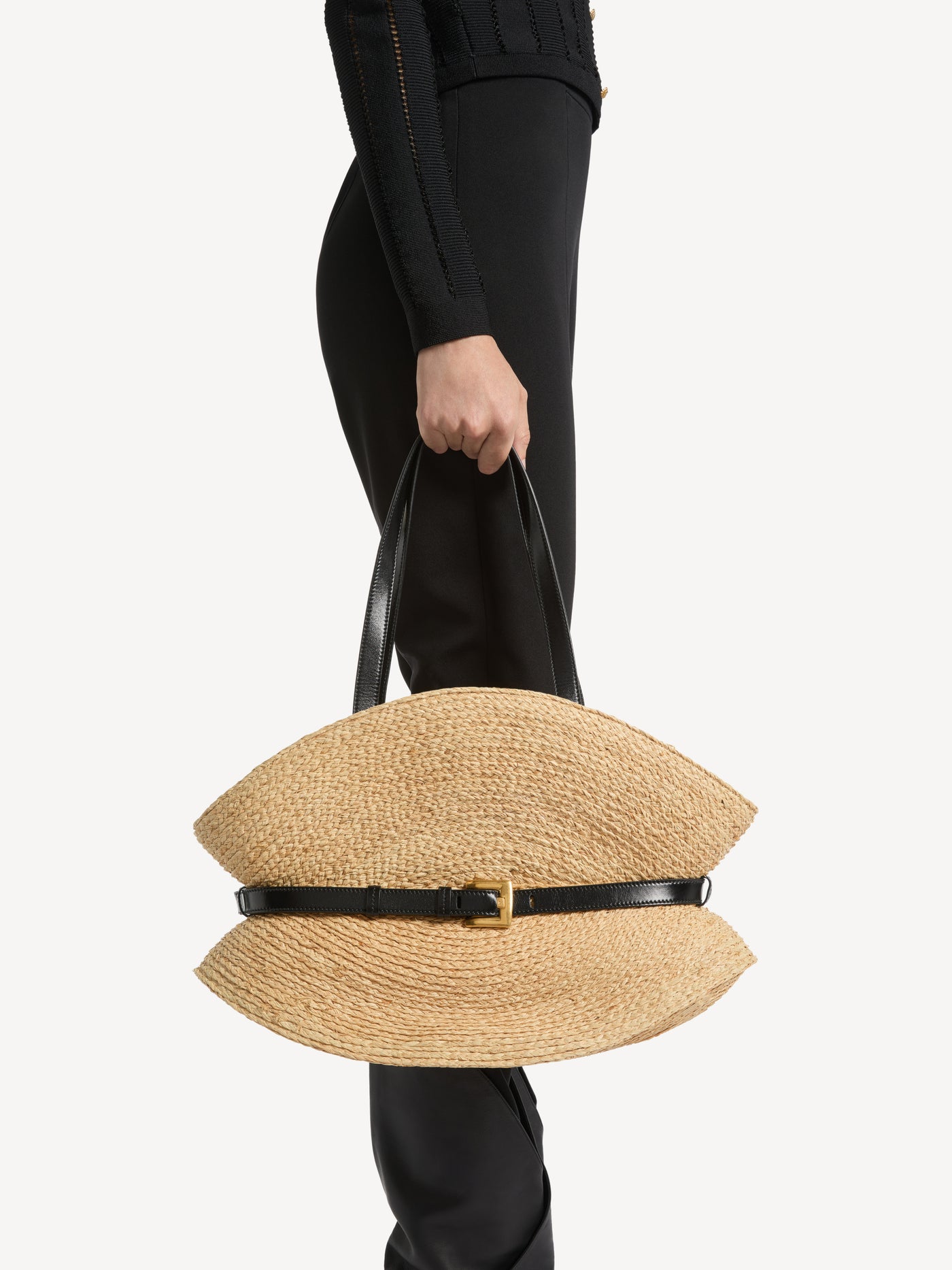 Sac Shuffle Medium en raphia