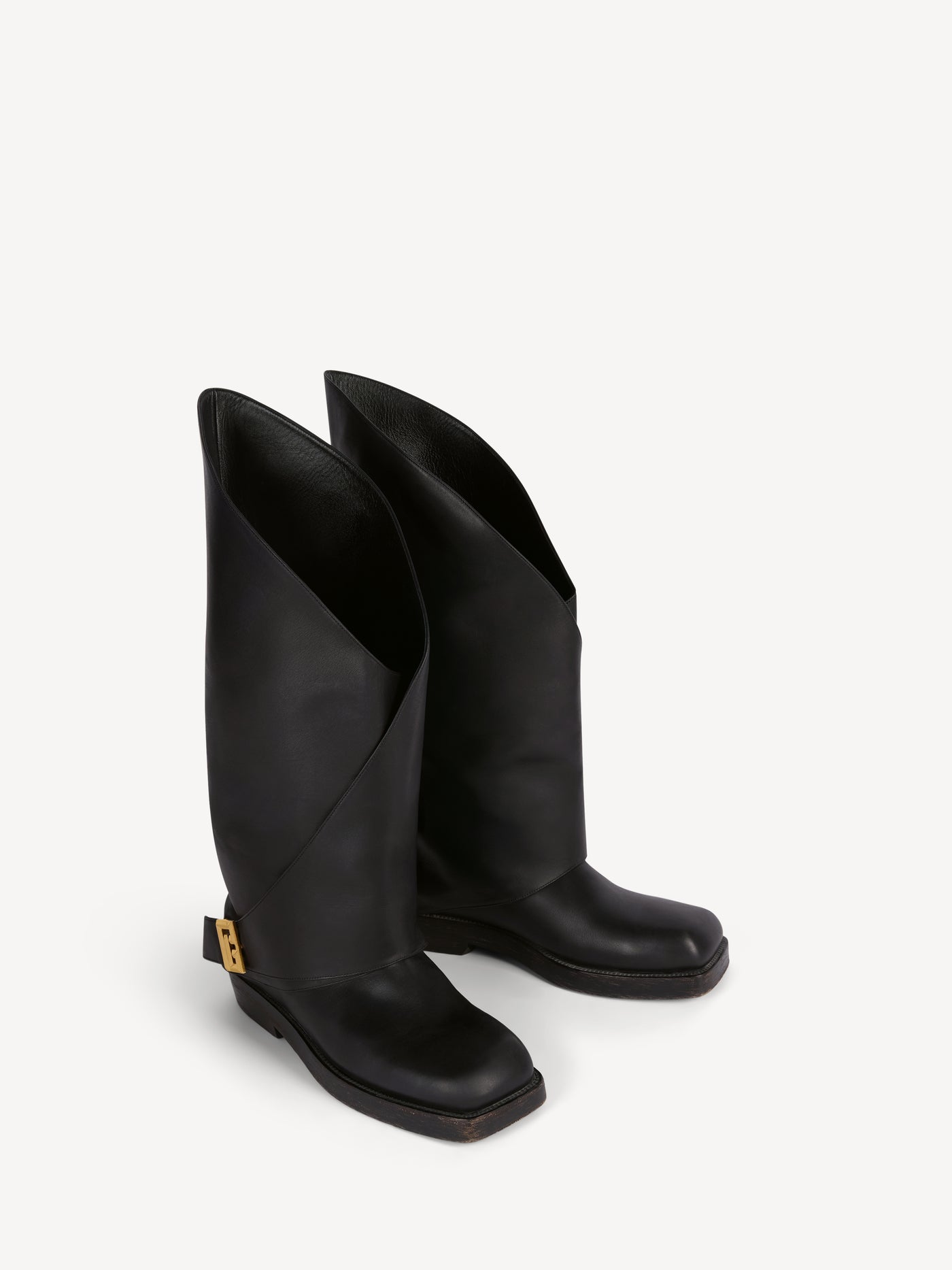Bottes plates Twist en cuir