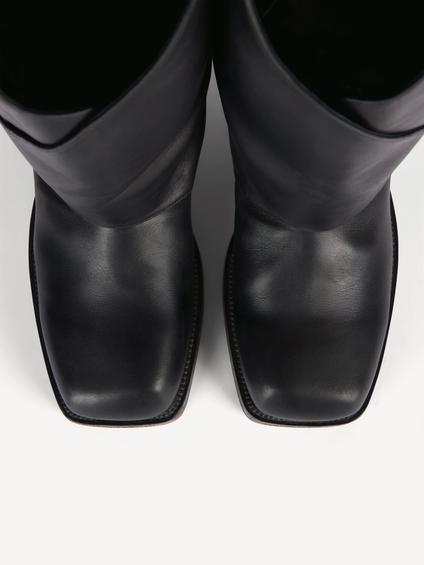 Bottes plates Twist en cuir