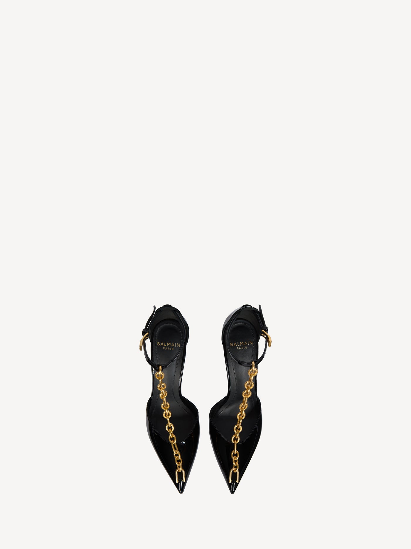 Sync patent leather stilettos