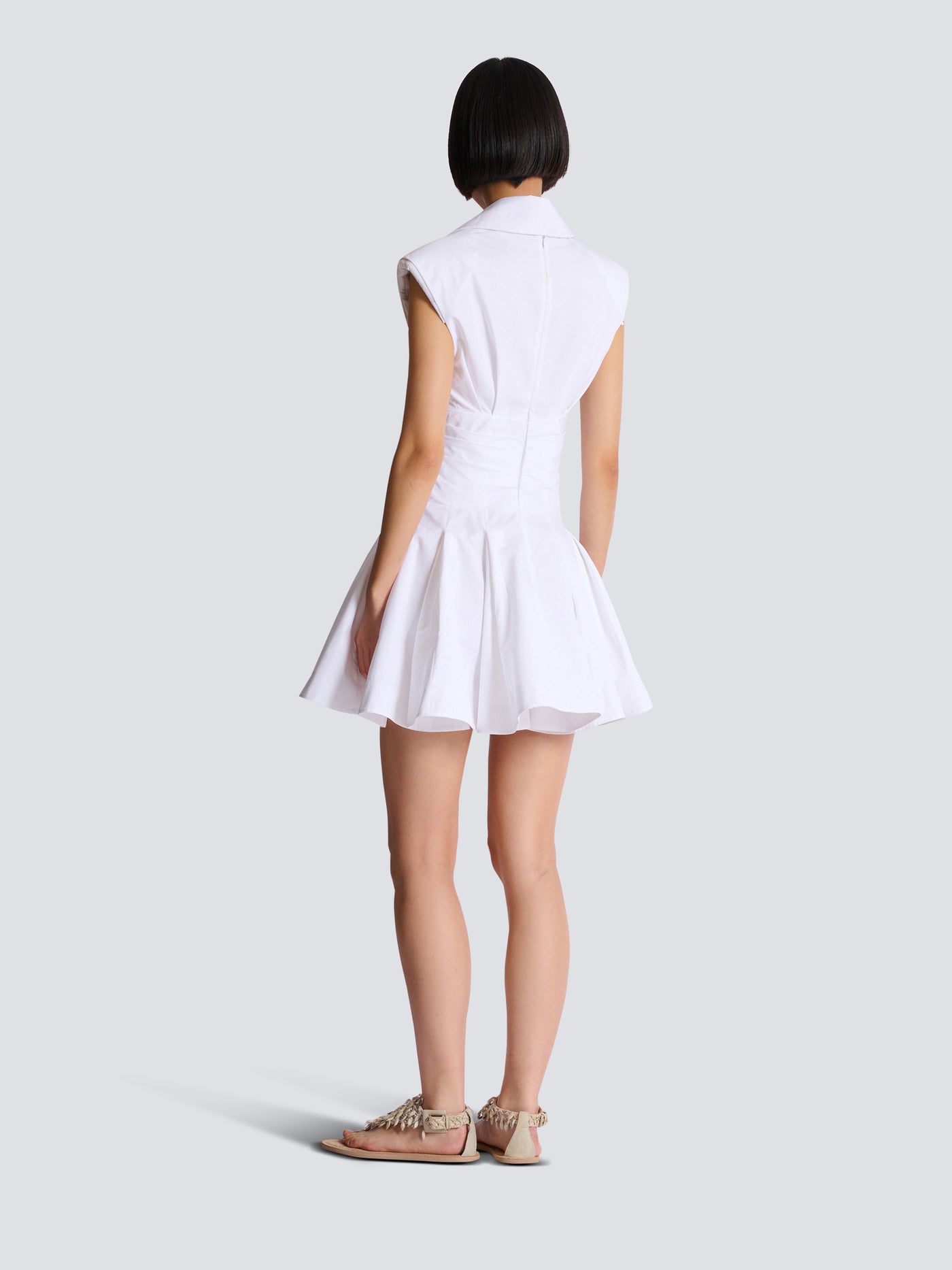 Cotton shirt dress