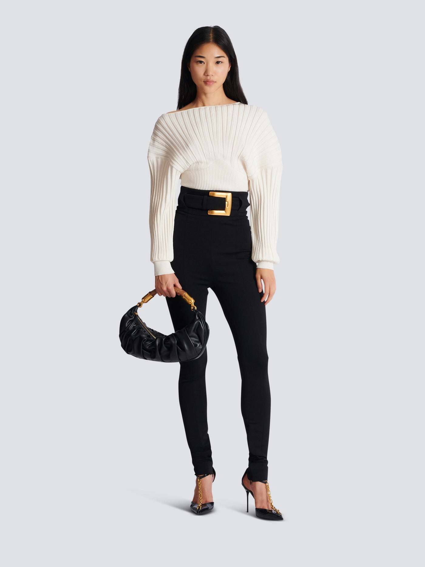 Tube-knit jumper