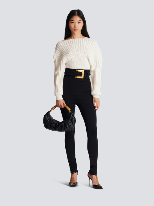 Tube-knit jumper