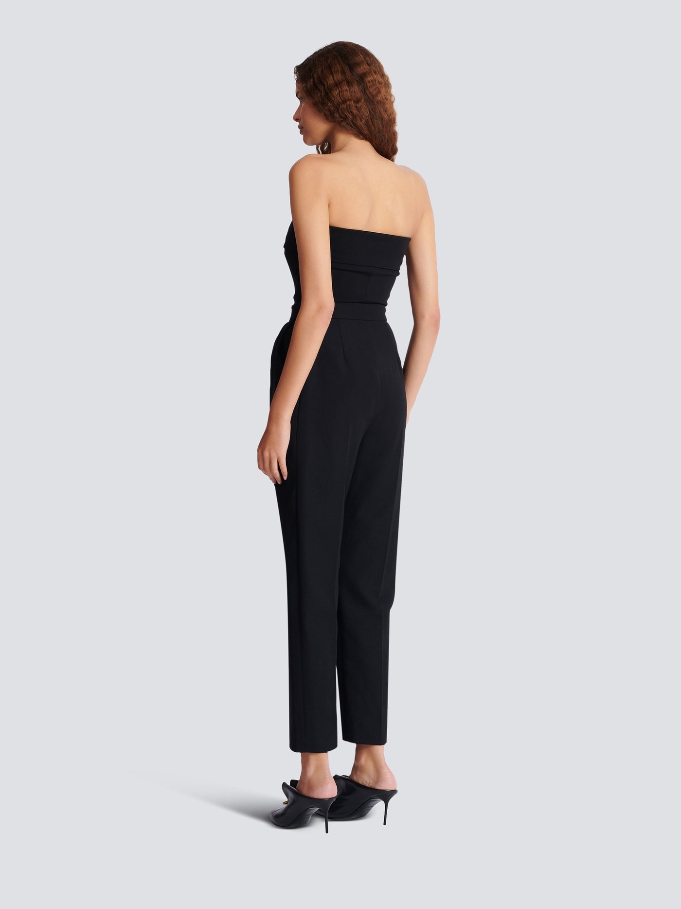 Body bustier en crêpe avec détail ceinture