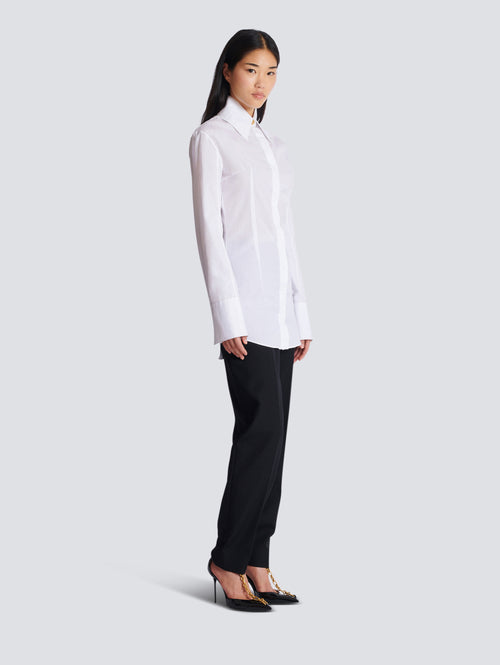 Camisa de popelina de algodón