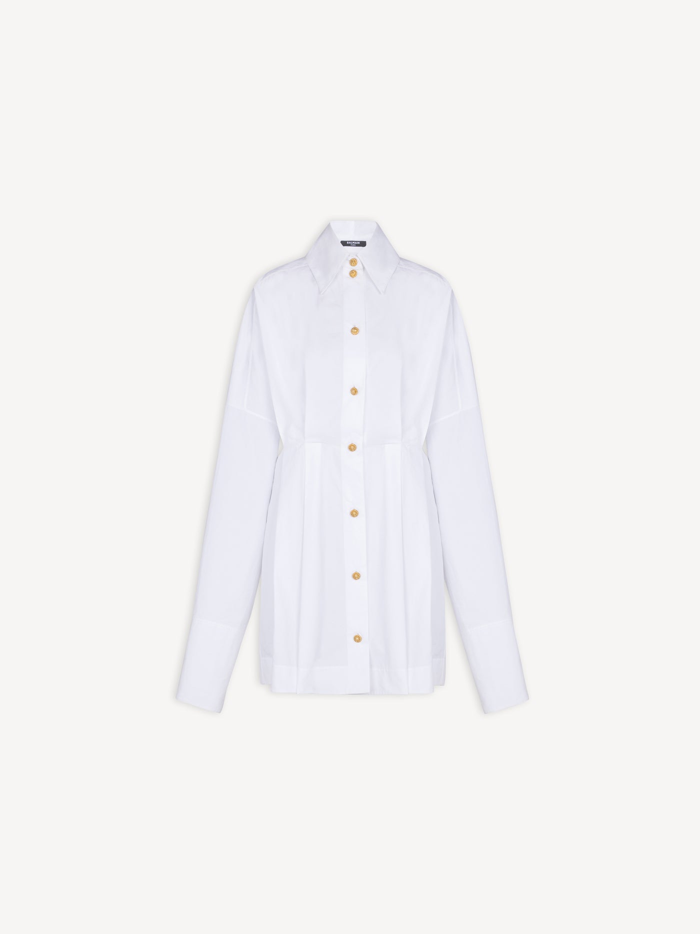 Poplin shirt dress
