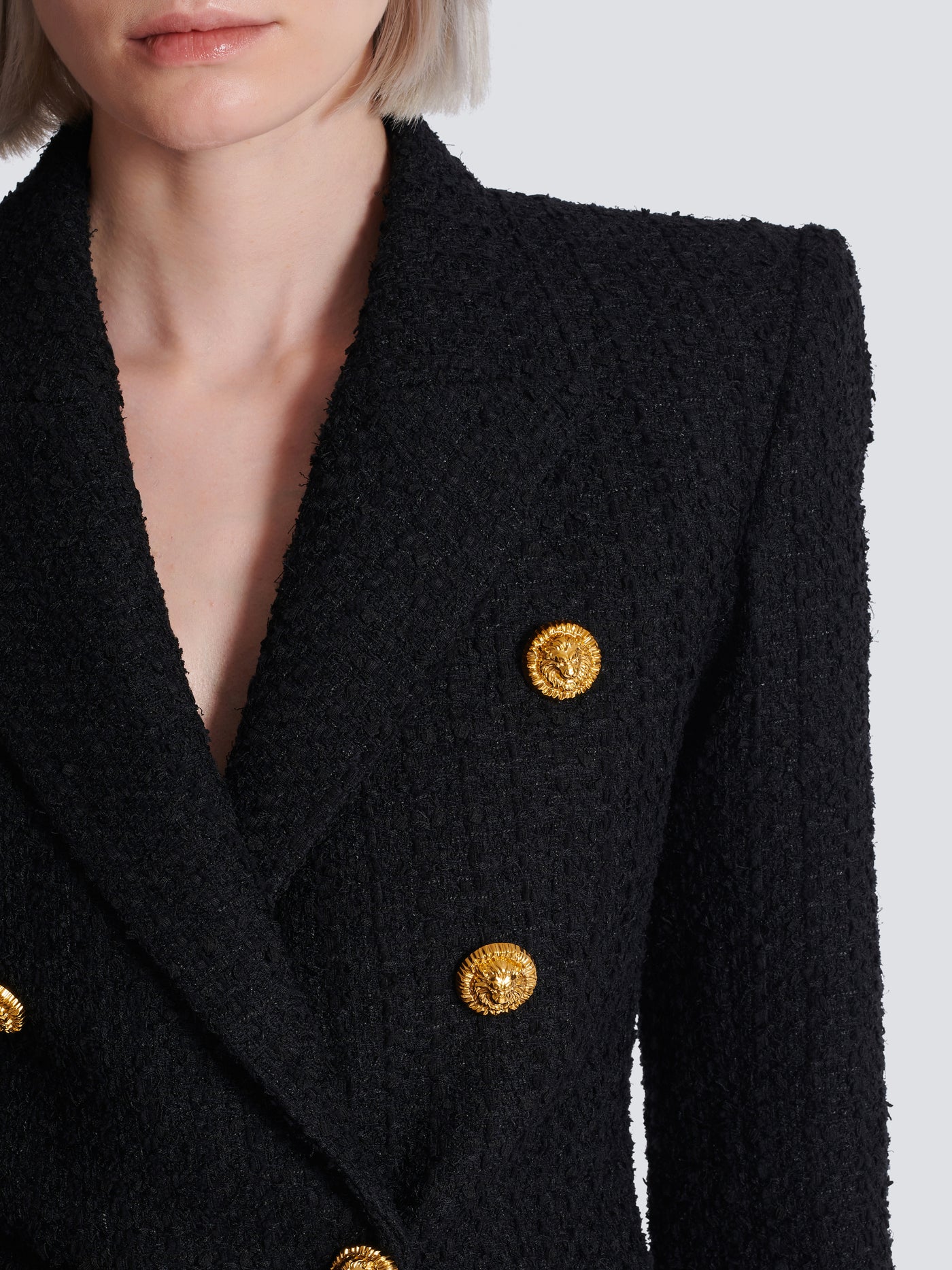 Veste 6 boutons en tweed