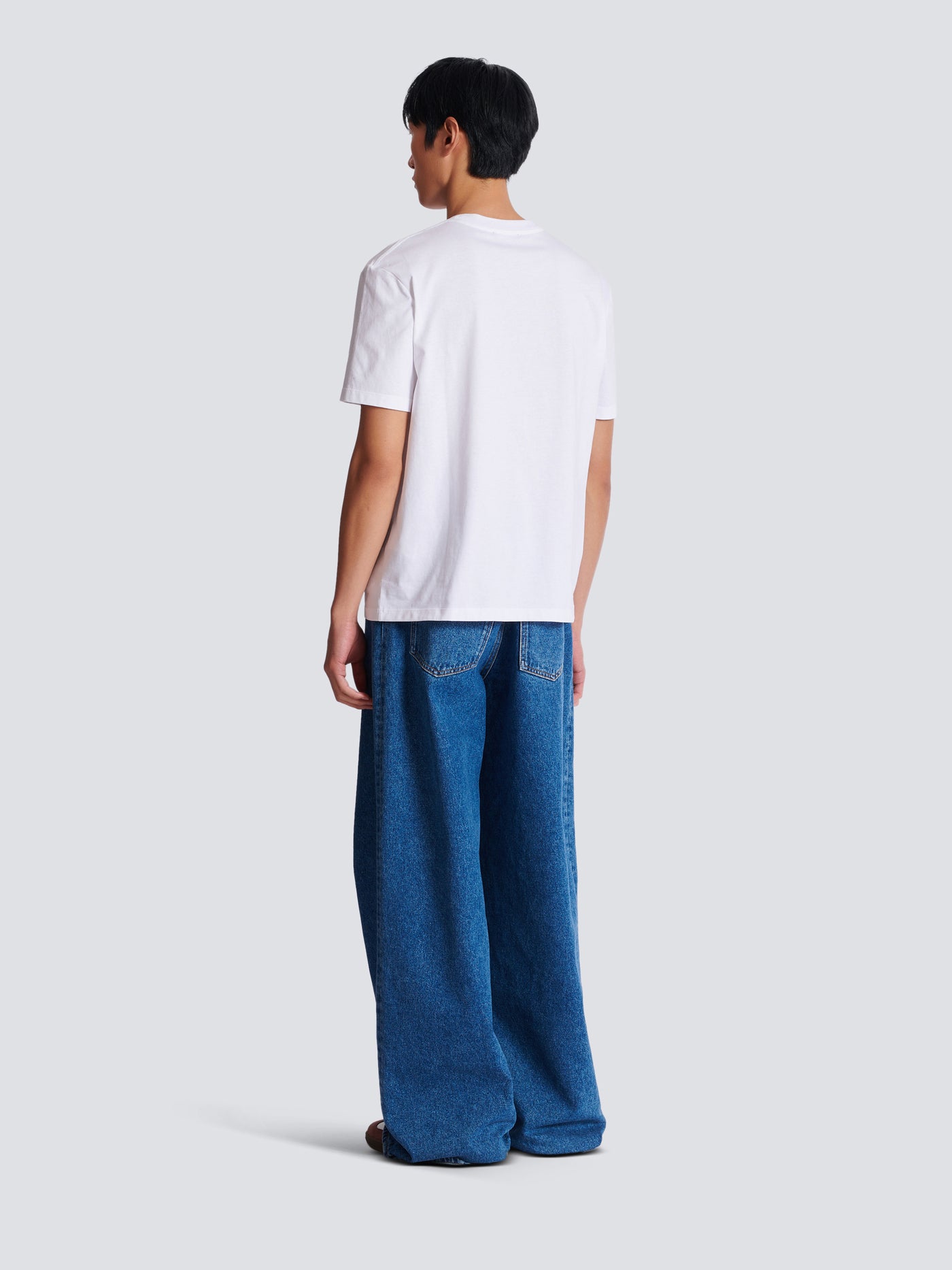 T-shirt with Balmain Paris Brush print