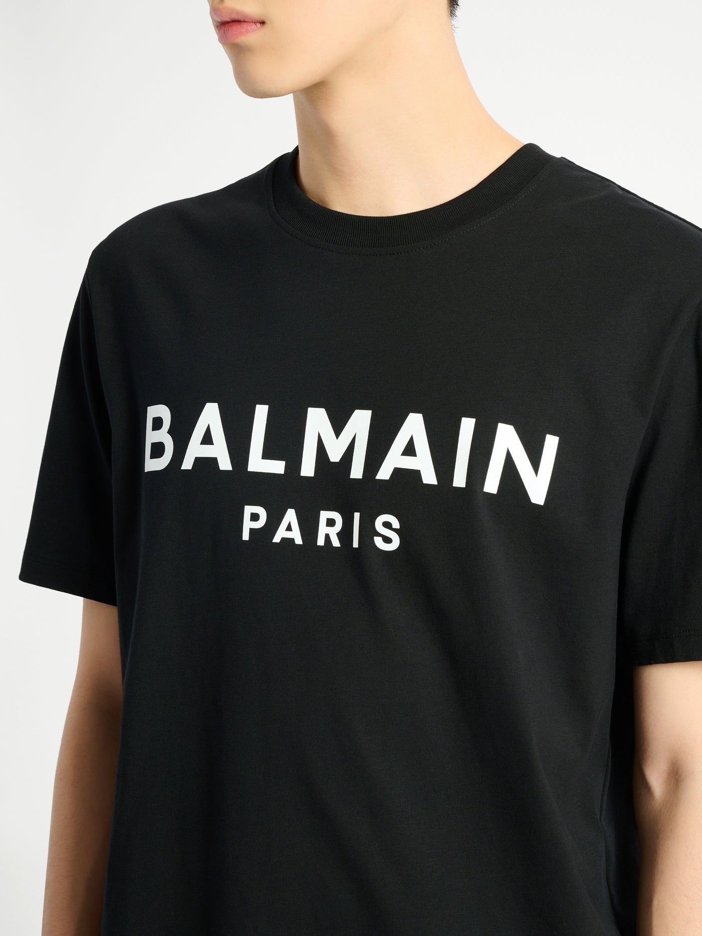 T-shirt with Balmain Paris print