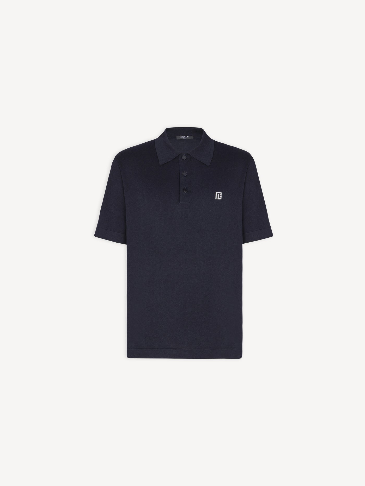 Polo en coton brodé