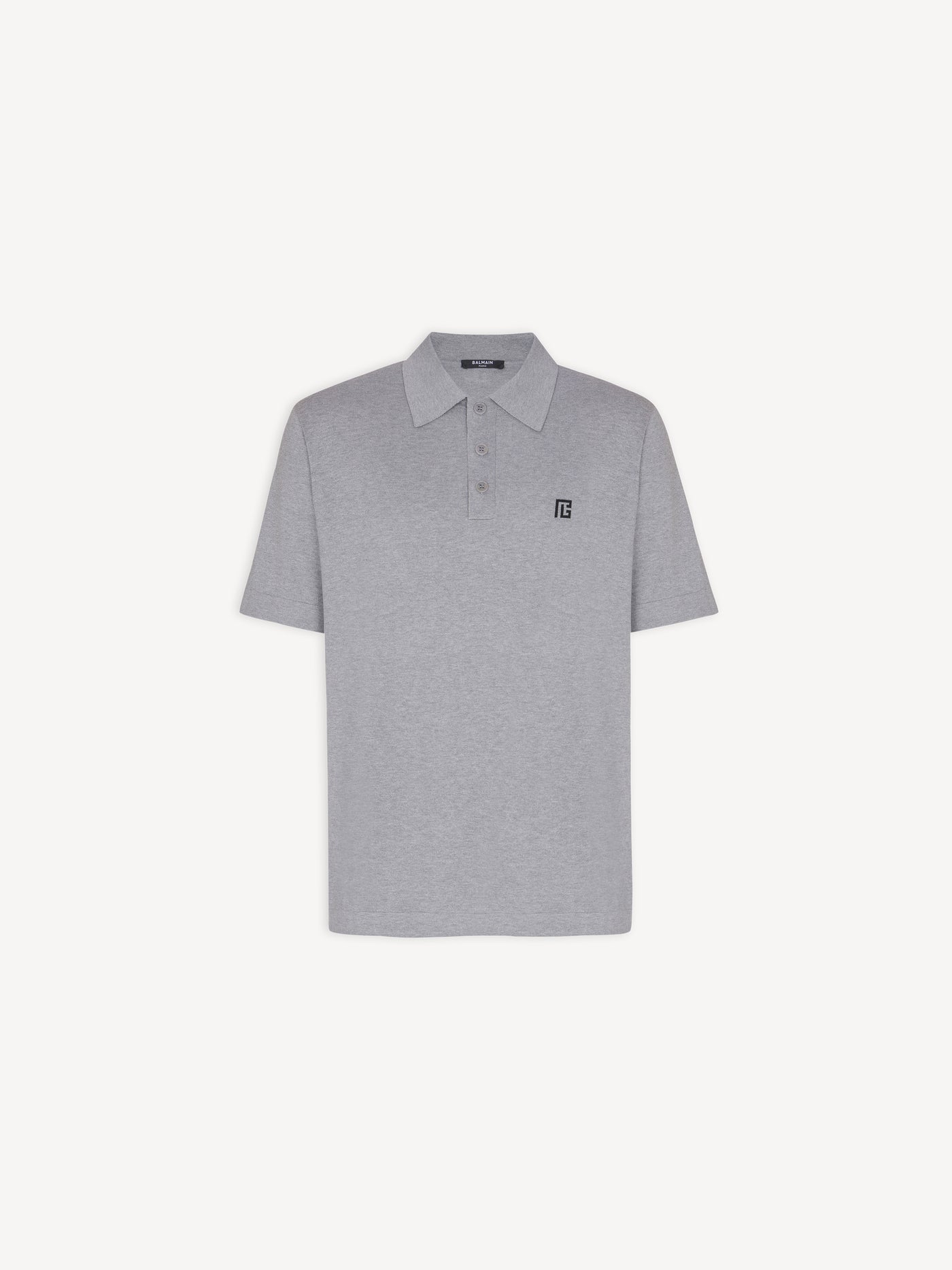 Polo en coton brodé