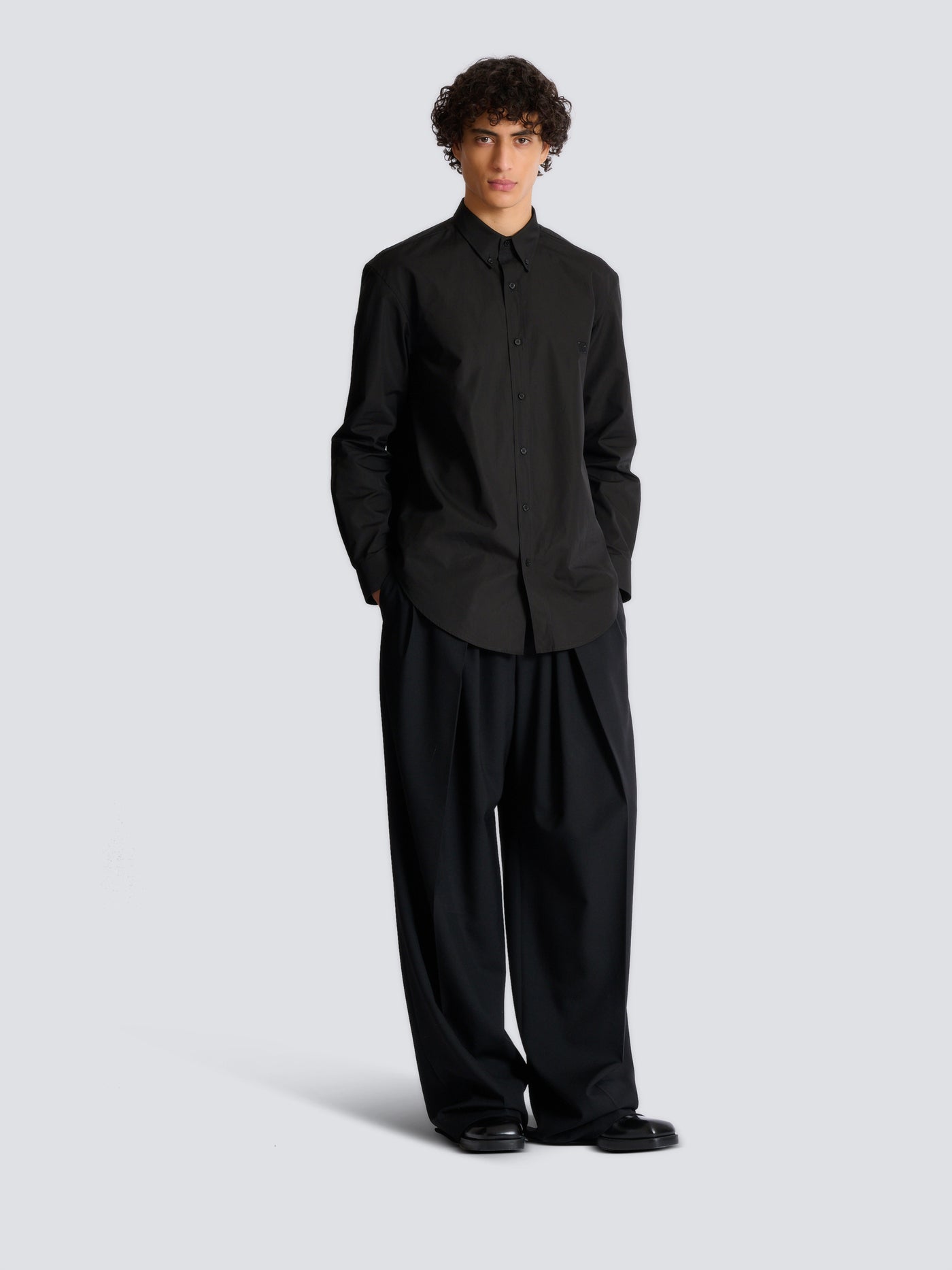 Chemise en popeline de coton