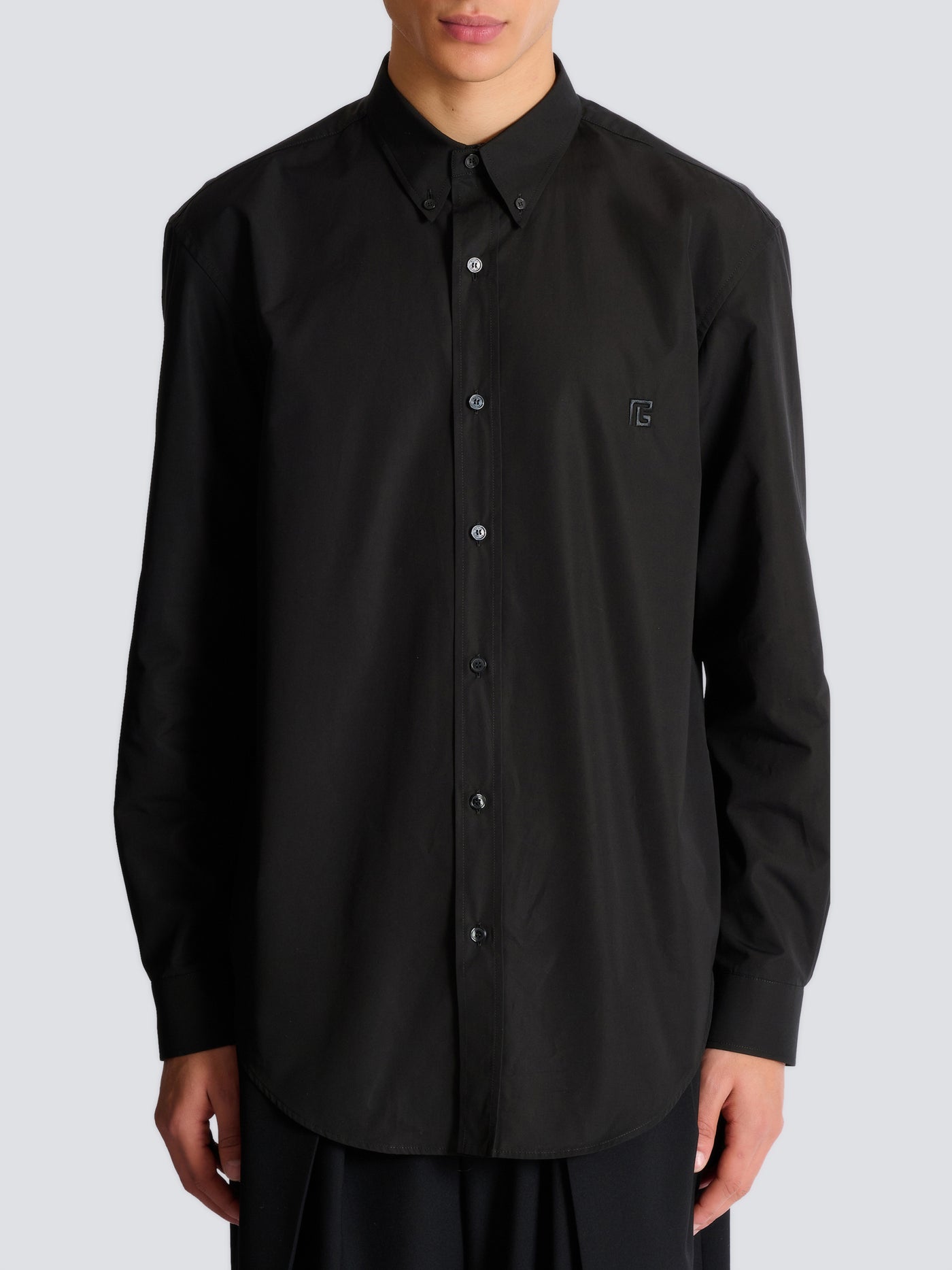 Cotton poplin shirt