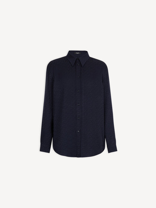 Camisa de jacquard con monograma