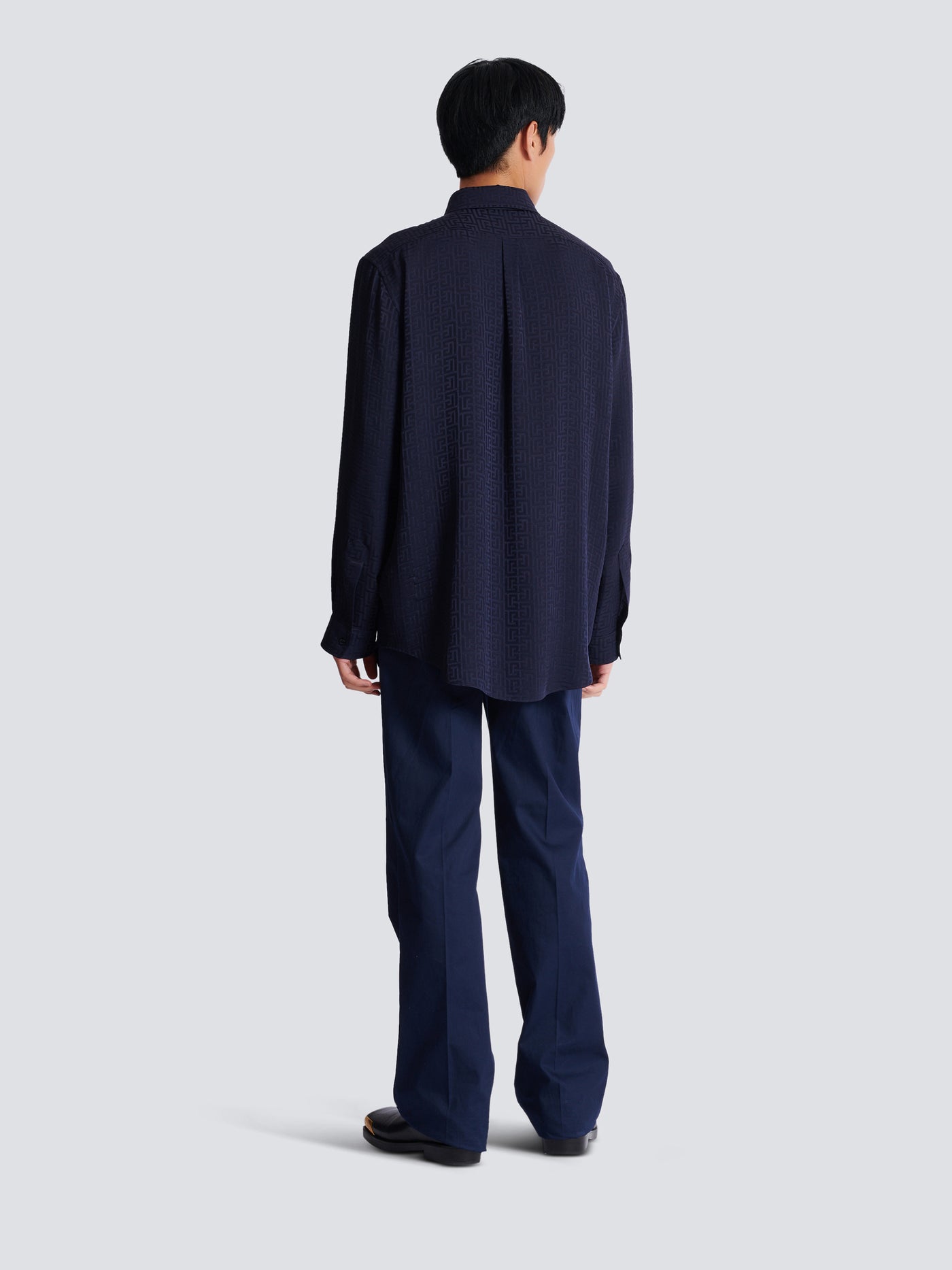 Monogram jacquard shirt