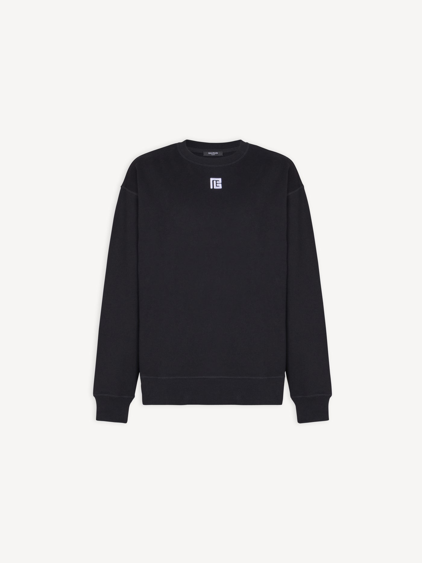 Cotton sweatshirt with PB embroidery