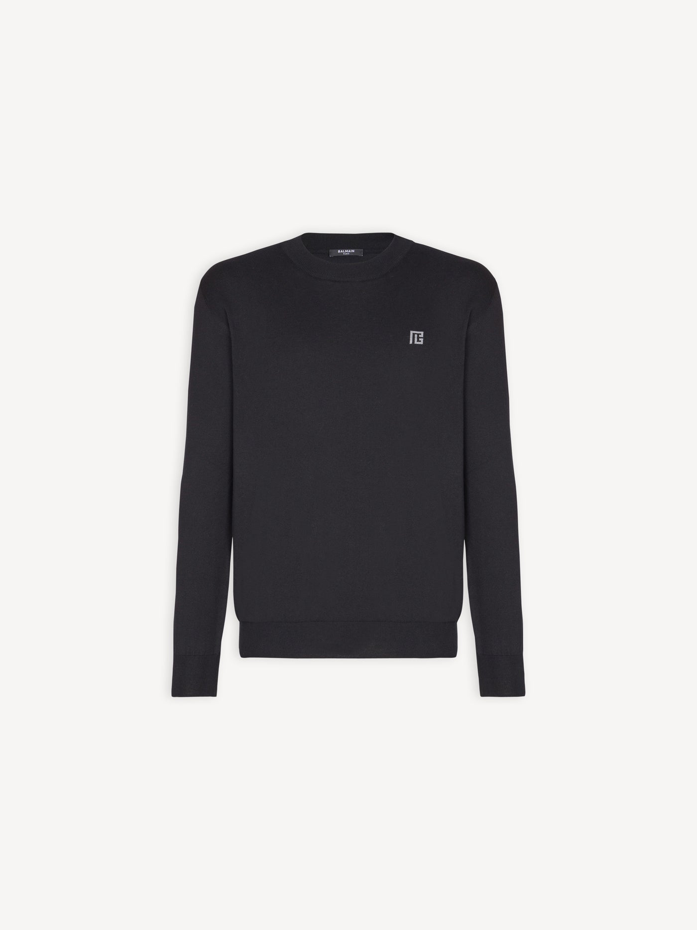 Pull fin en coton et soie