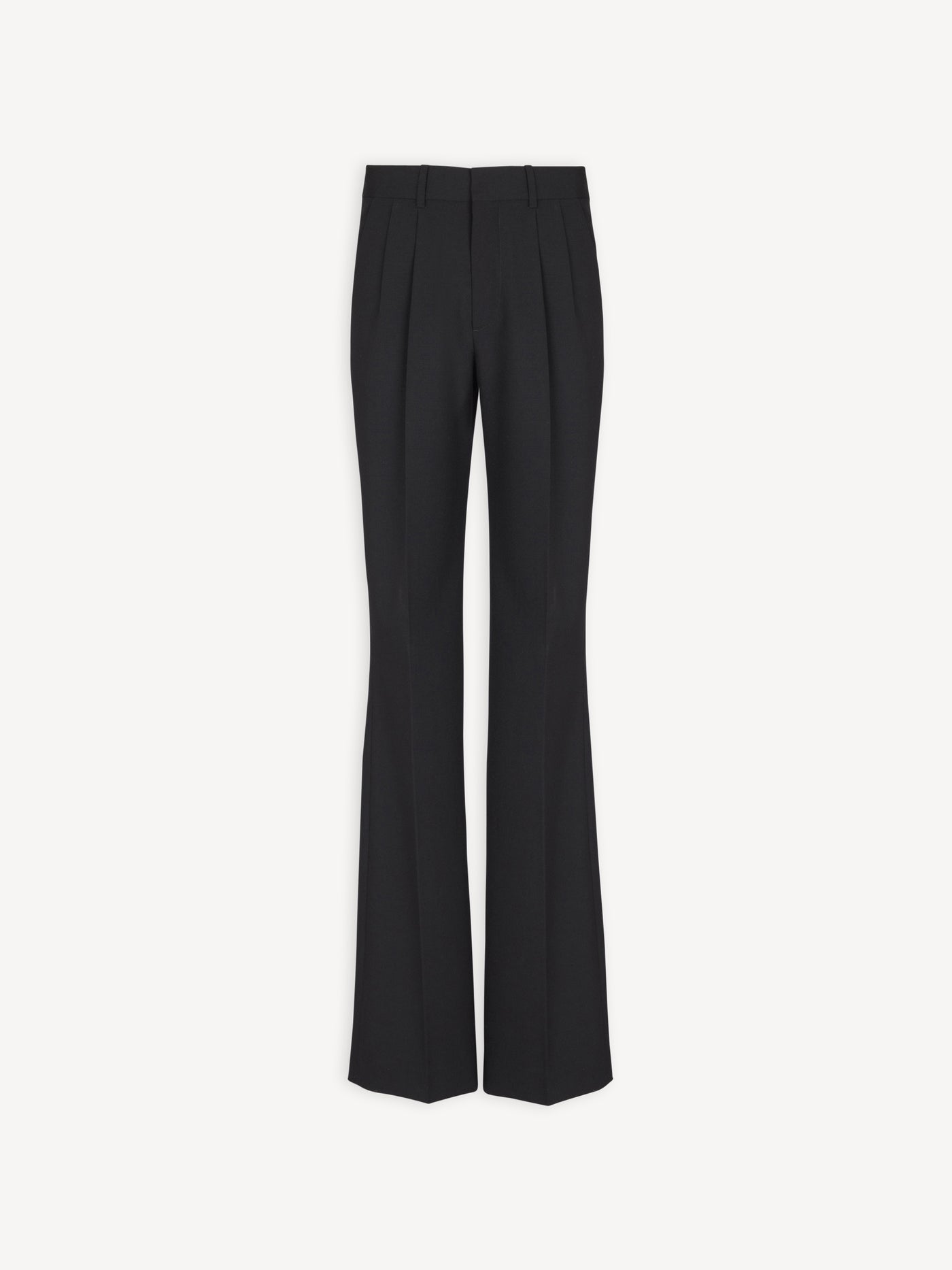 Pantalon droit en laine