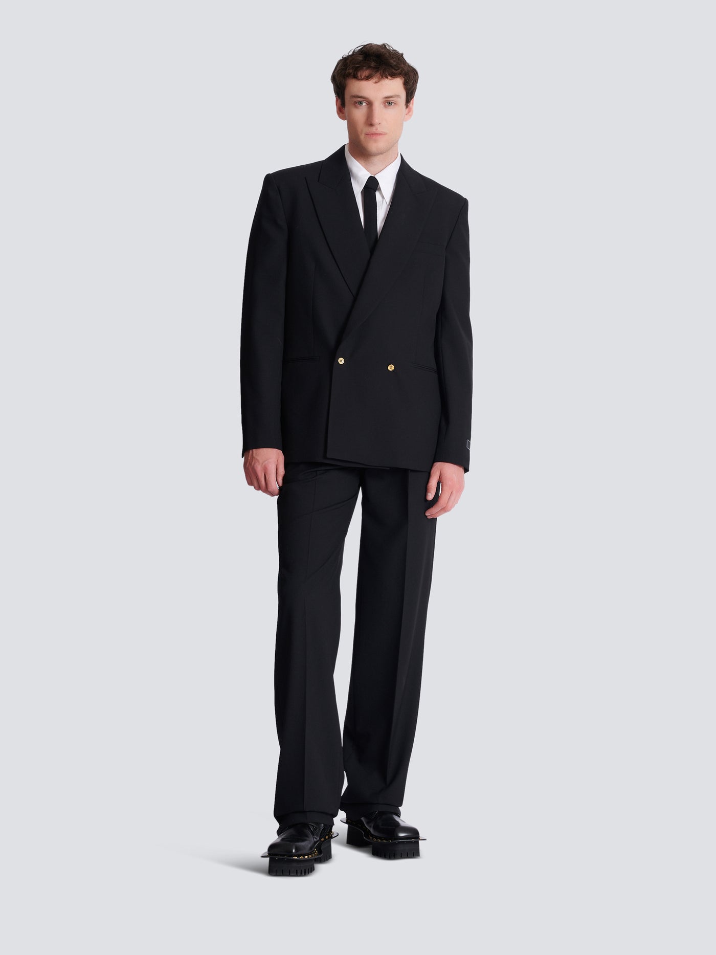 Wool 2-buttons blazer