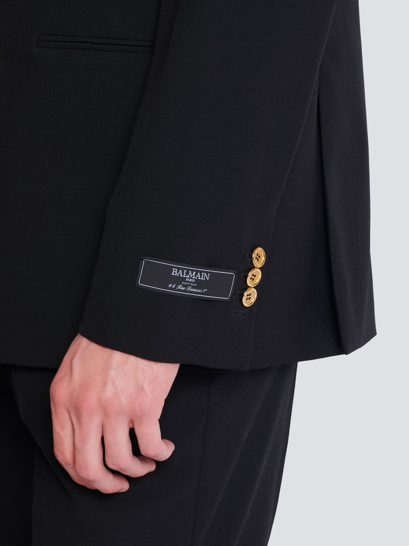 Wool 2-buttons blazer