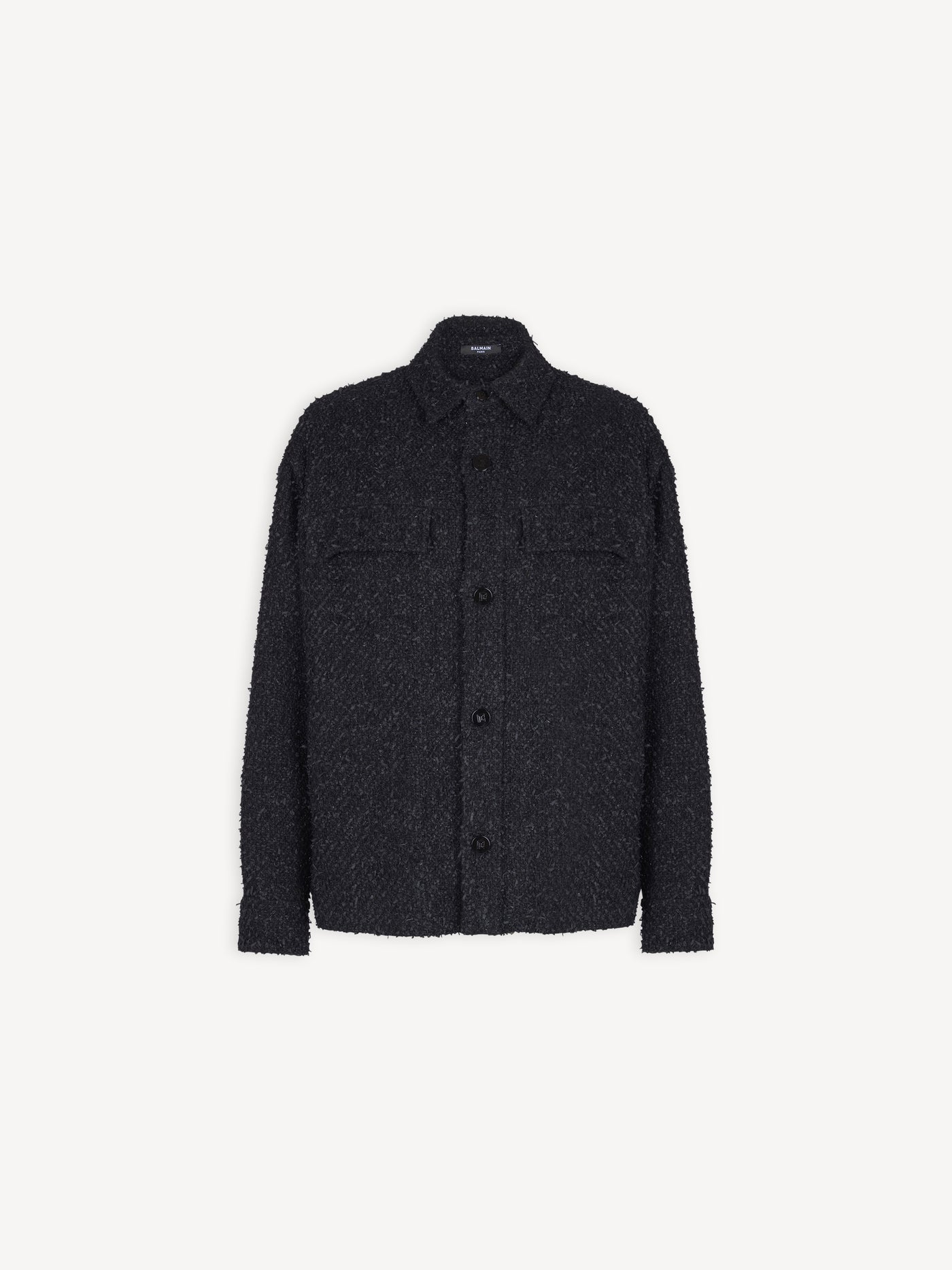 Surchemise en tweed monogramme