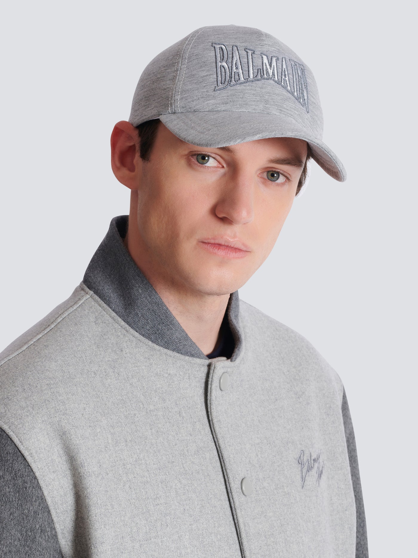 Embroidered jersey cap