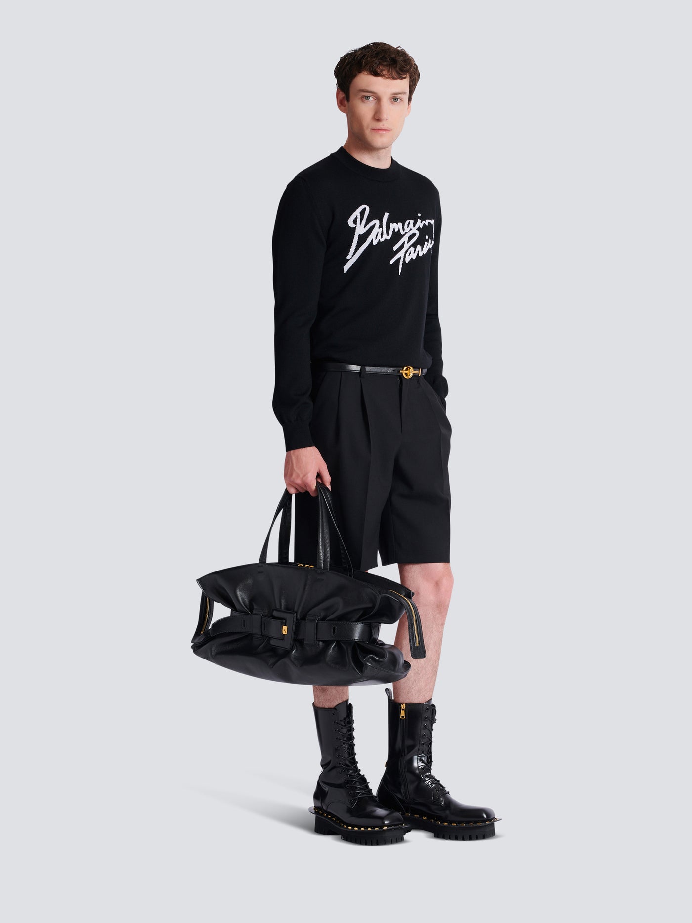 Sac Anthem Zip Large en cuir de veau