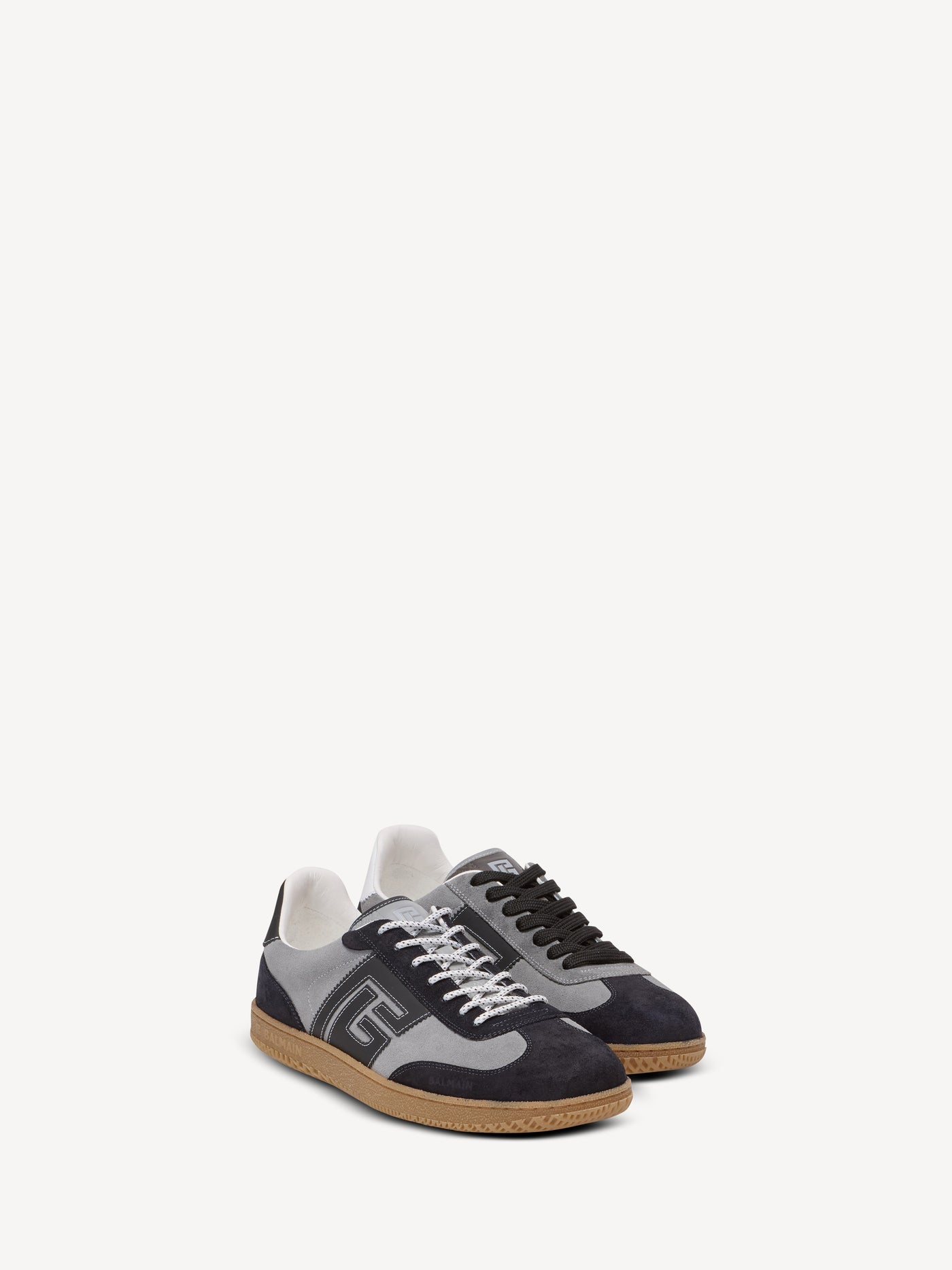 Suede Balmain Swan trainers