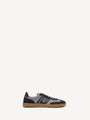 Suede Balmain Swan trainers