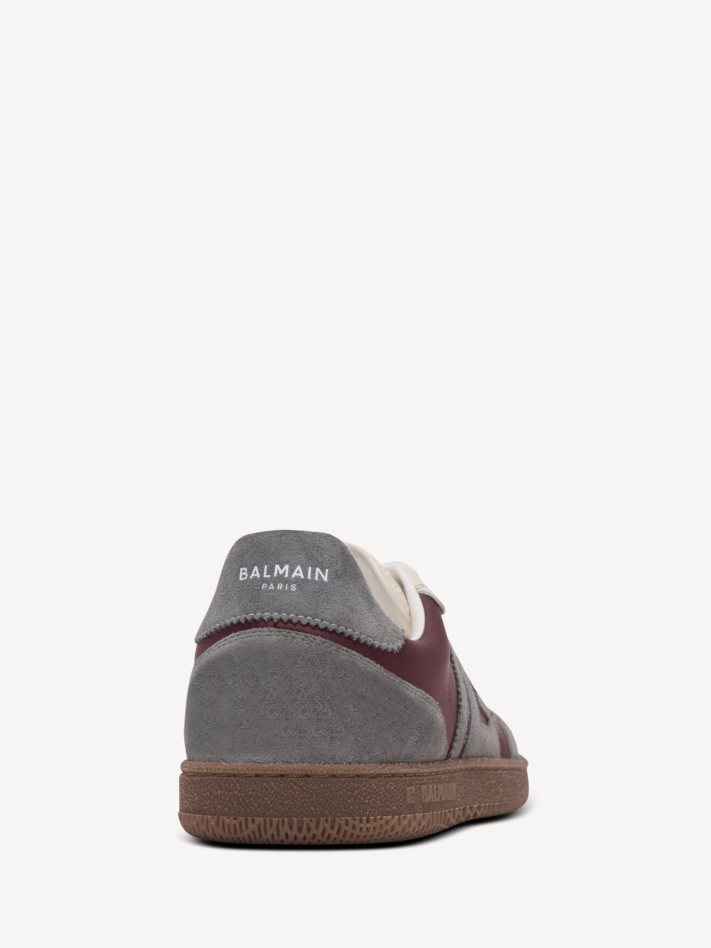 Balmain Swan suede and nylon trainers