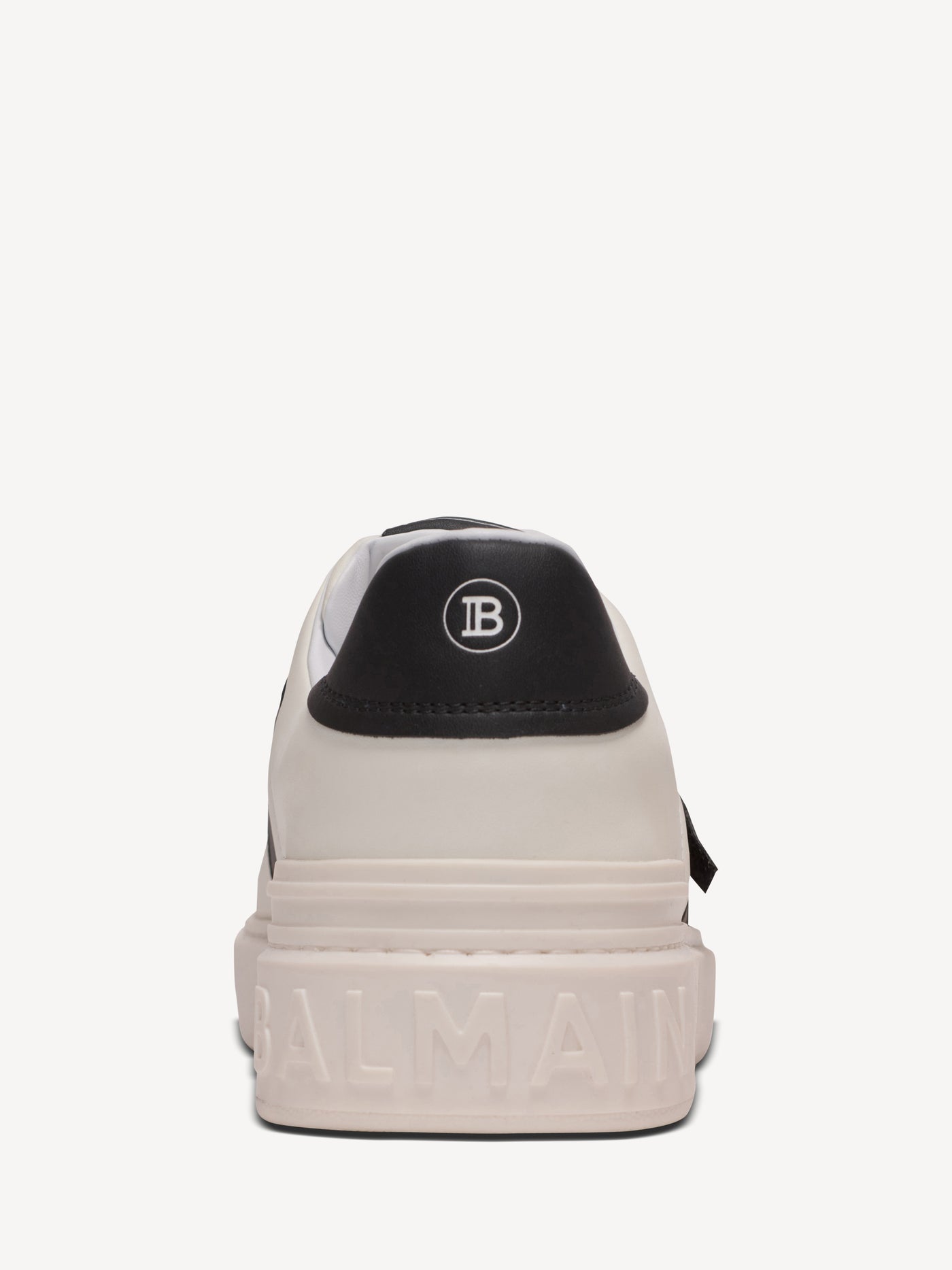 Baskets B-Court en cuir de veau avec languette PB