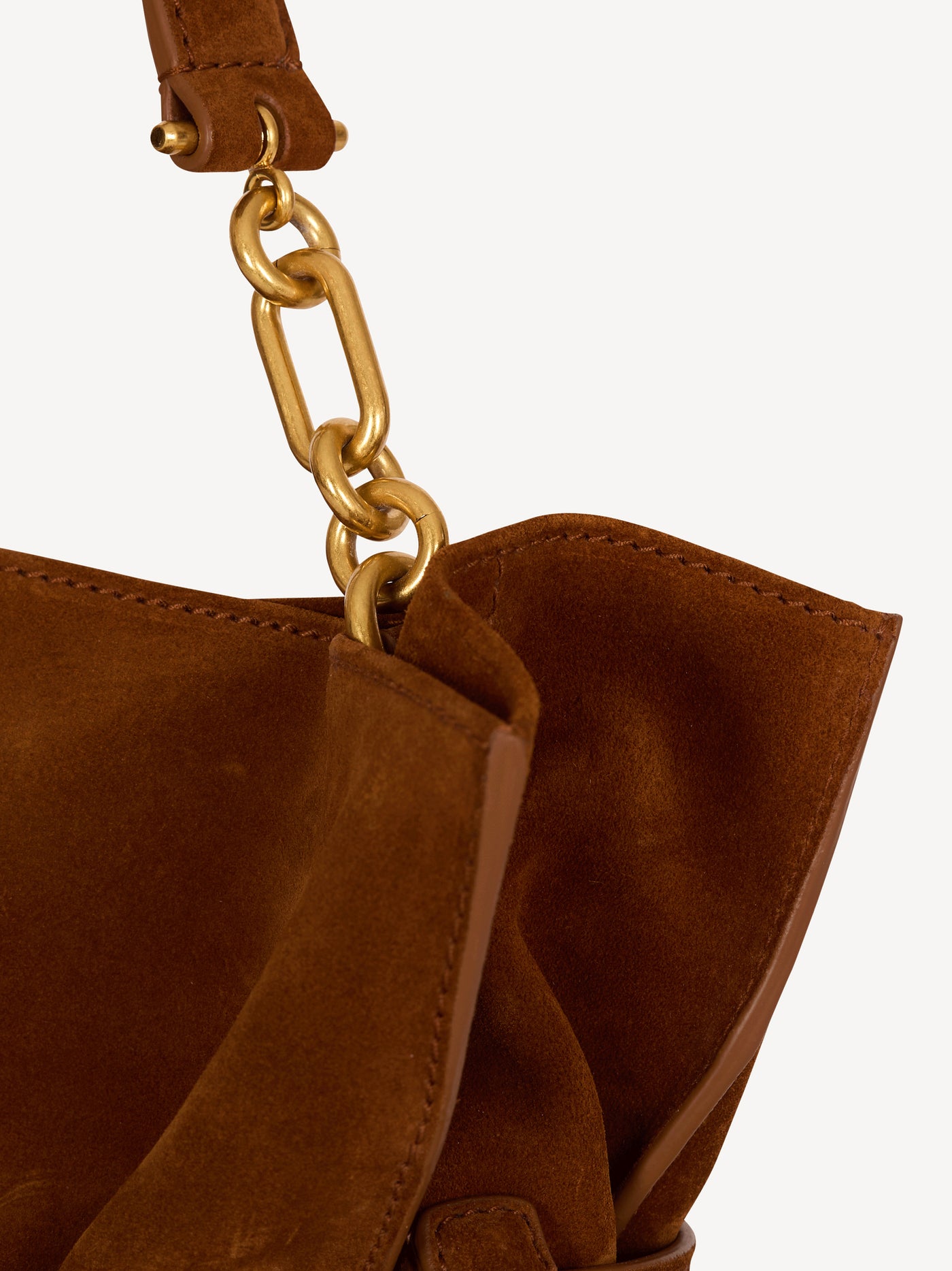 Anthem Medium suede leather bag