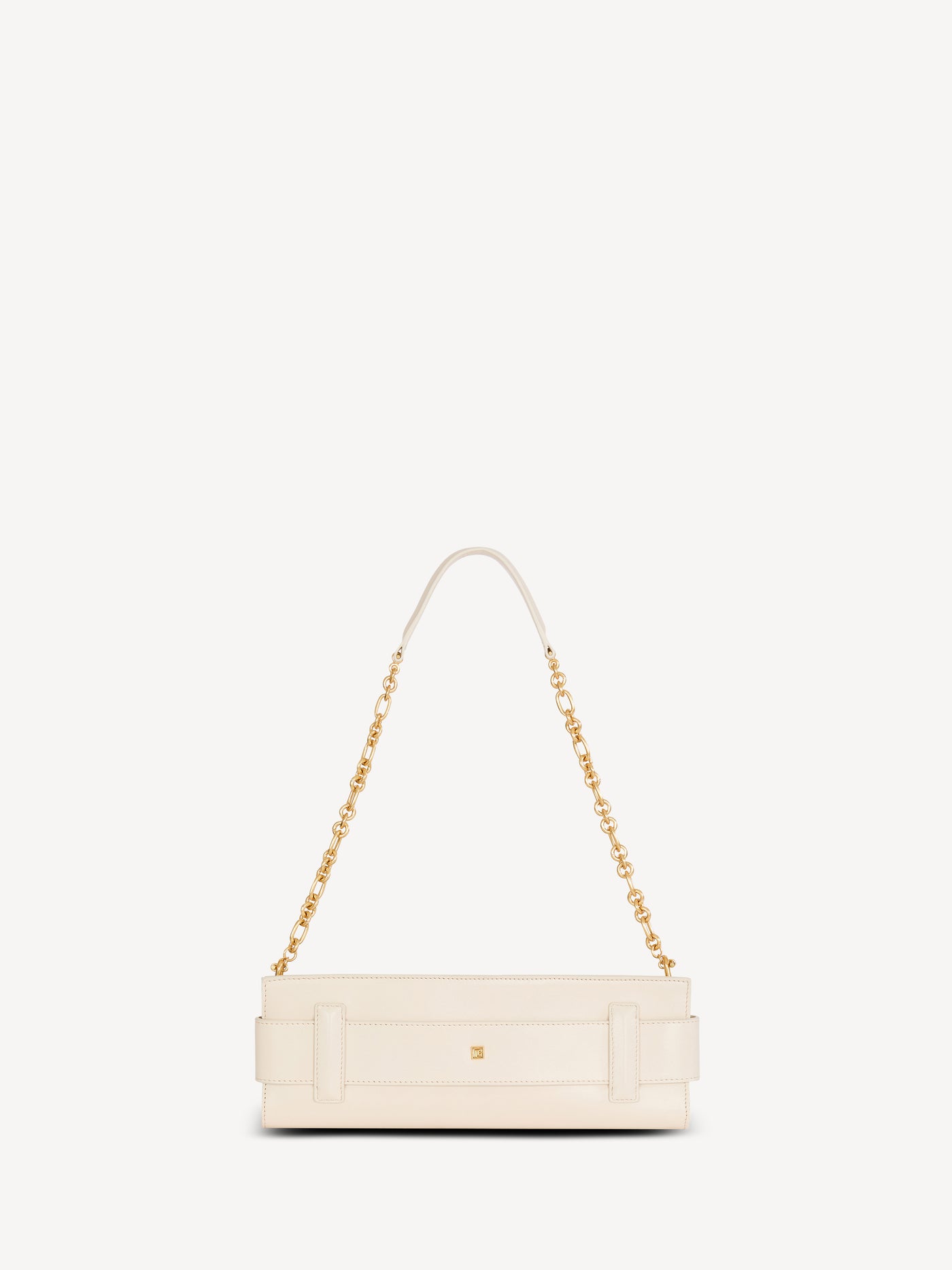 Anthem lambskin and enamel clutch