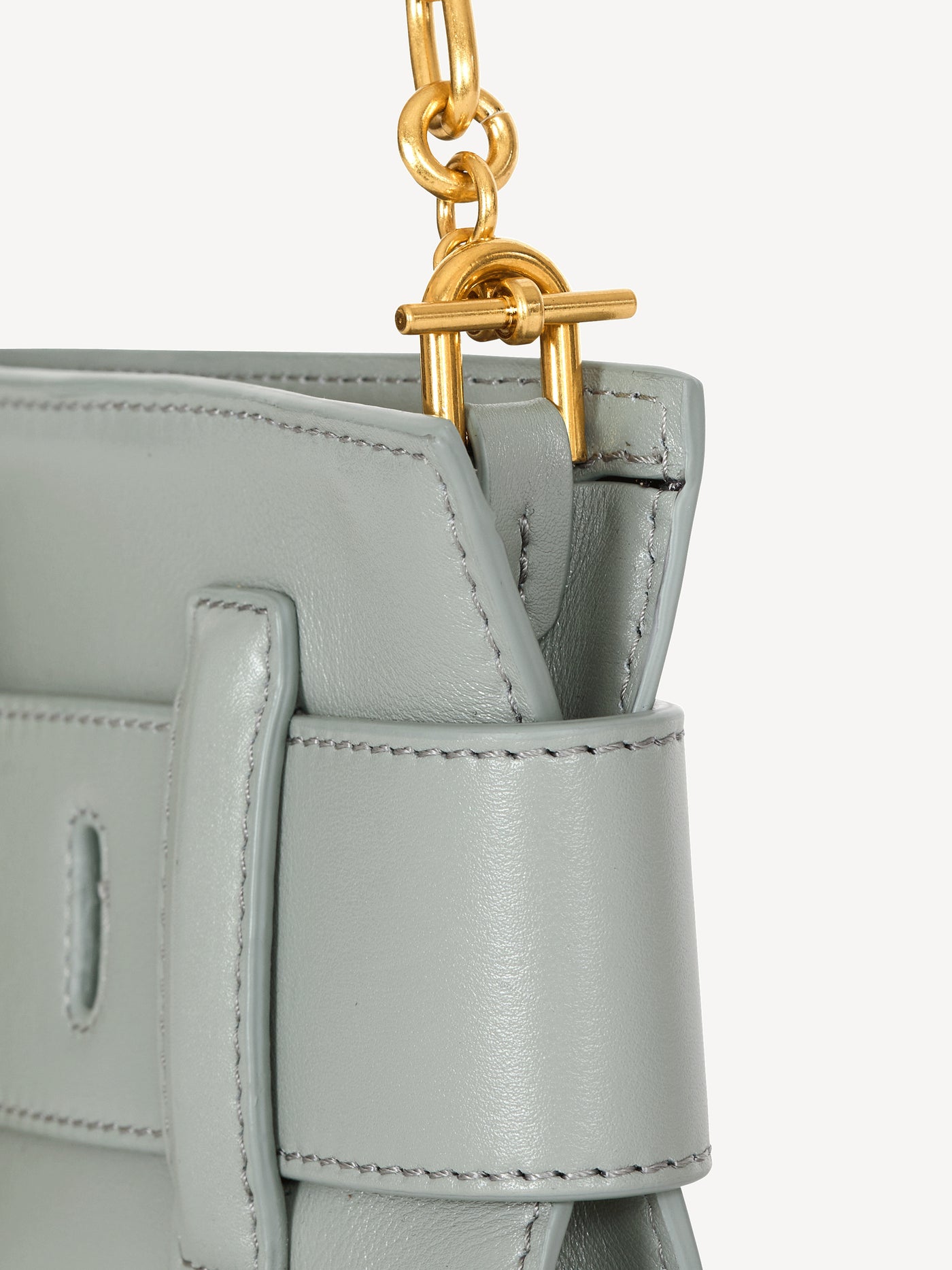 Pochette Anthem en cuir de veau