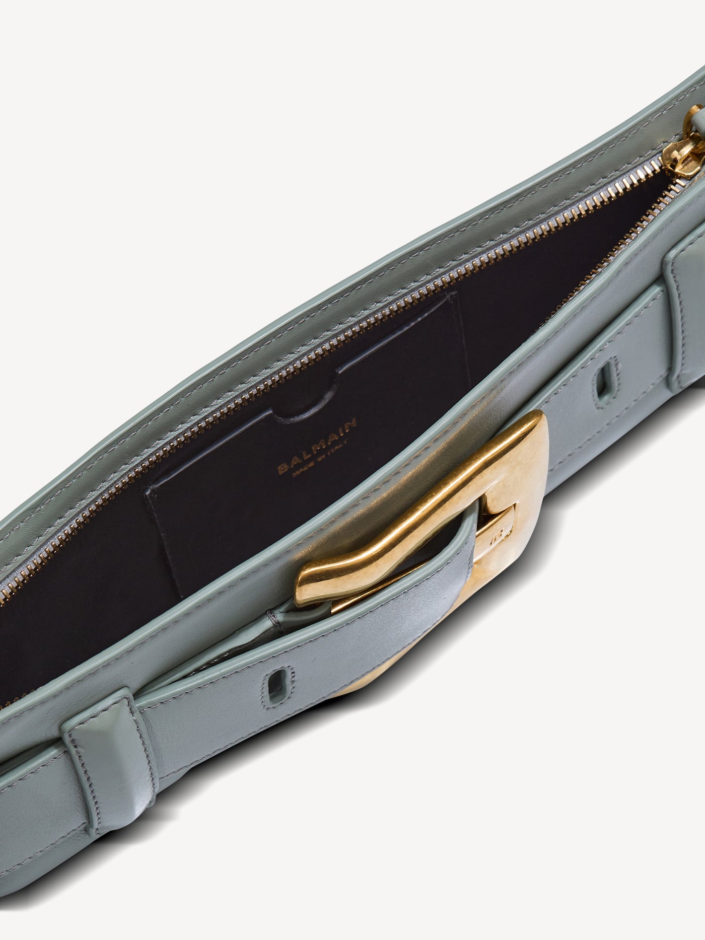 Pochette Anthem en cuir de veau