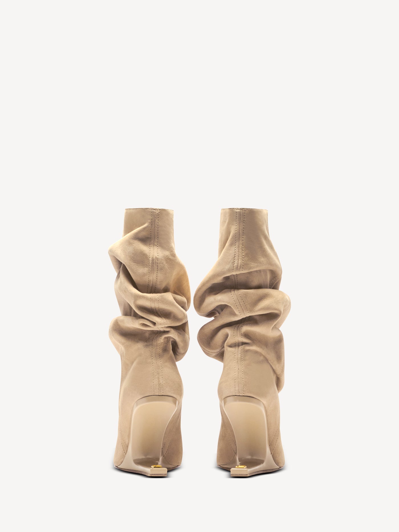 No Wedge suede ankle boots