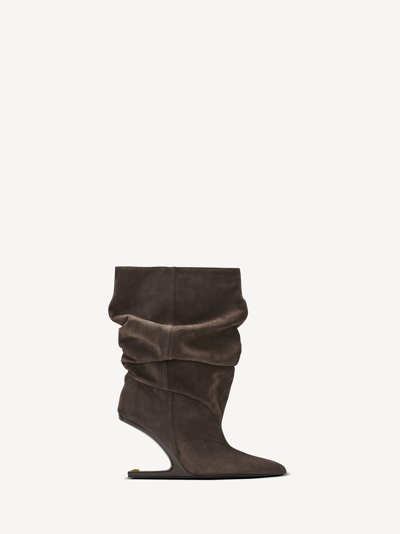 Bottines No Wedge en cuir suédé