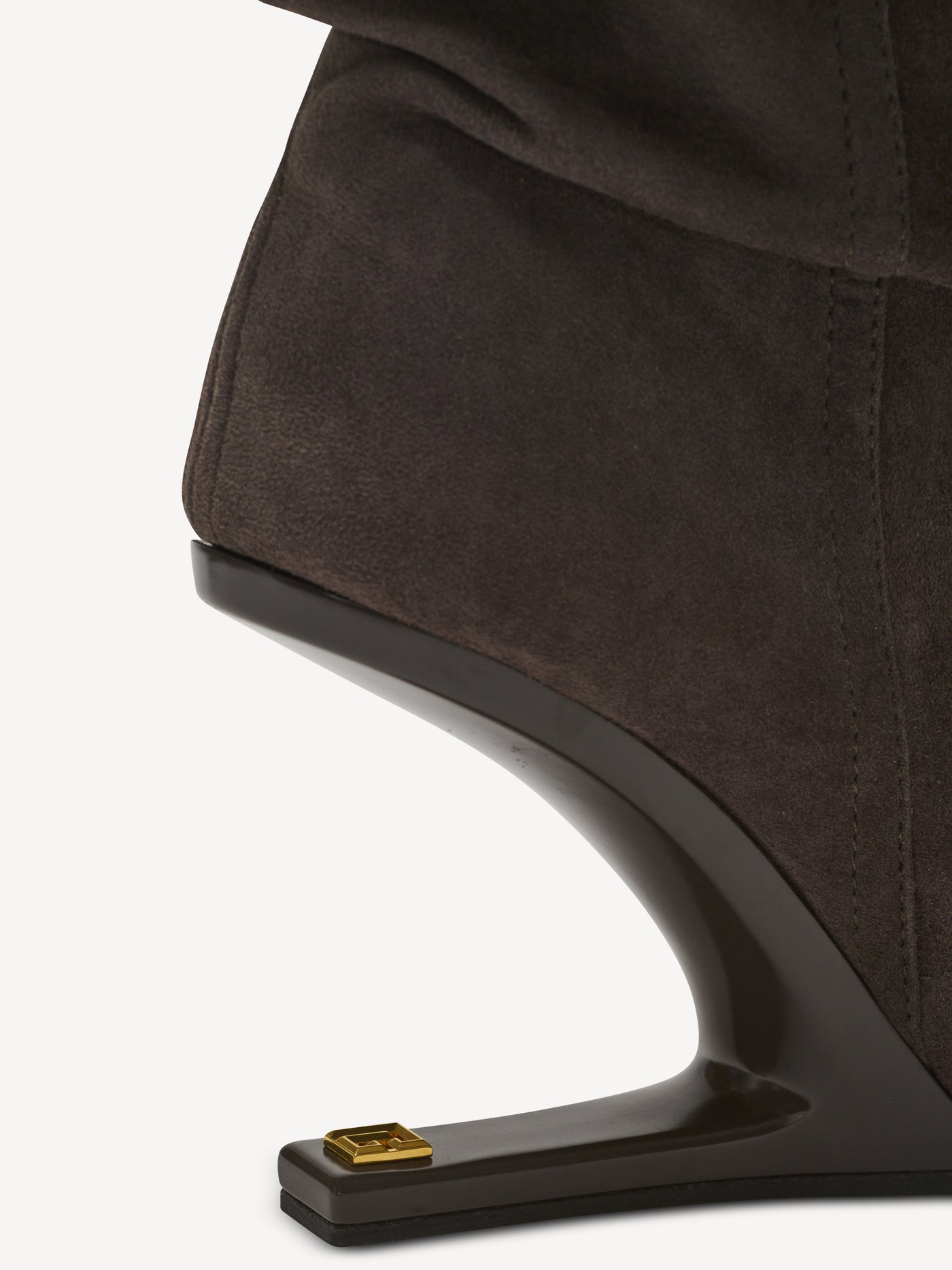 No Wedge suede ankle boots