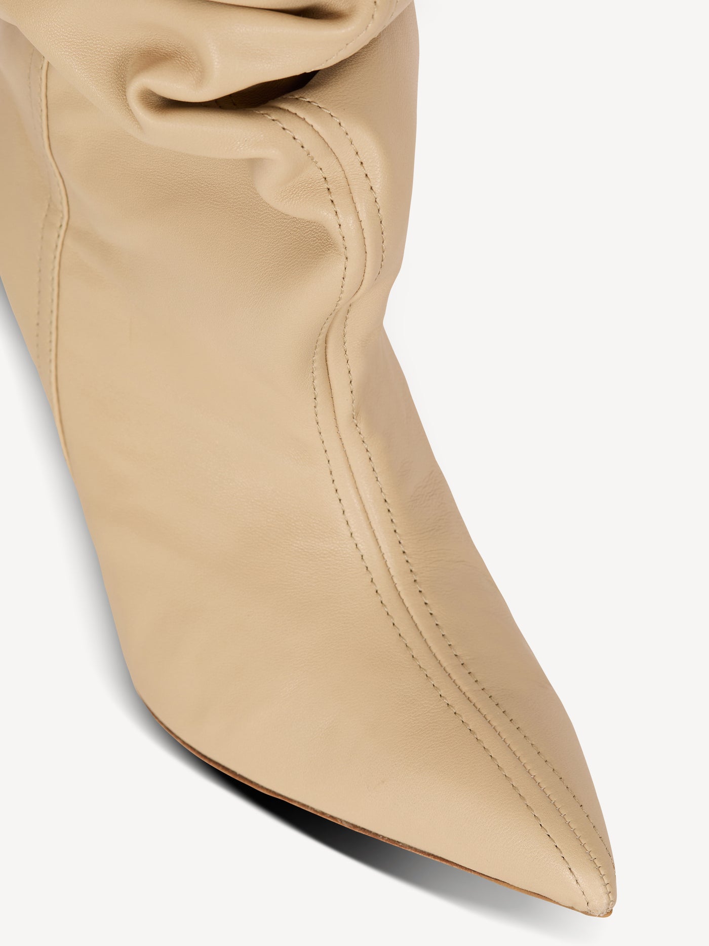 Bottines No Wedge en cuir lisse