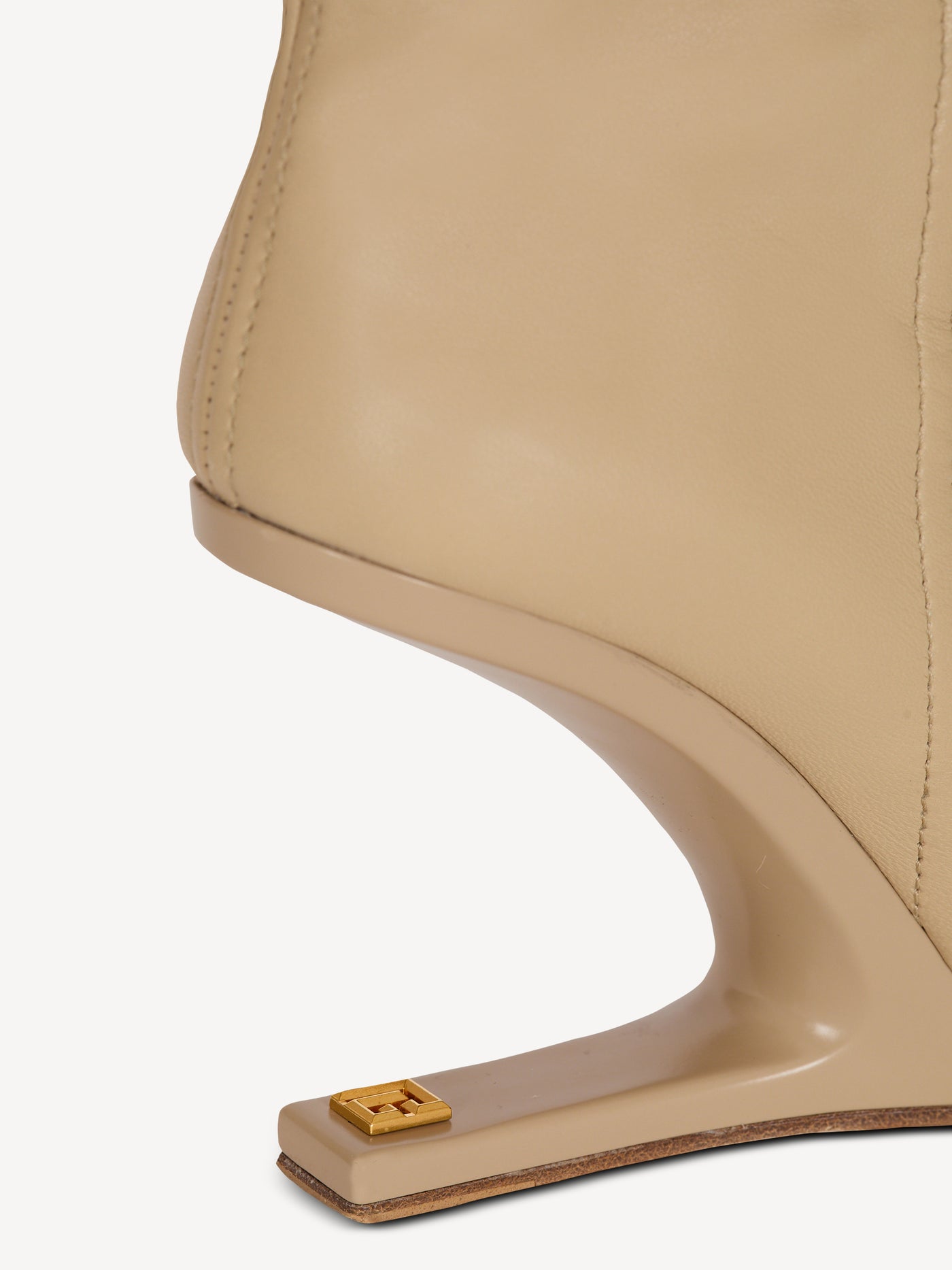 Bottines No Wedge en cuir lisse