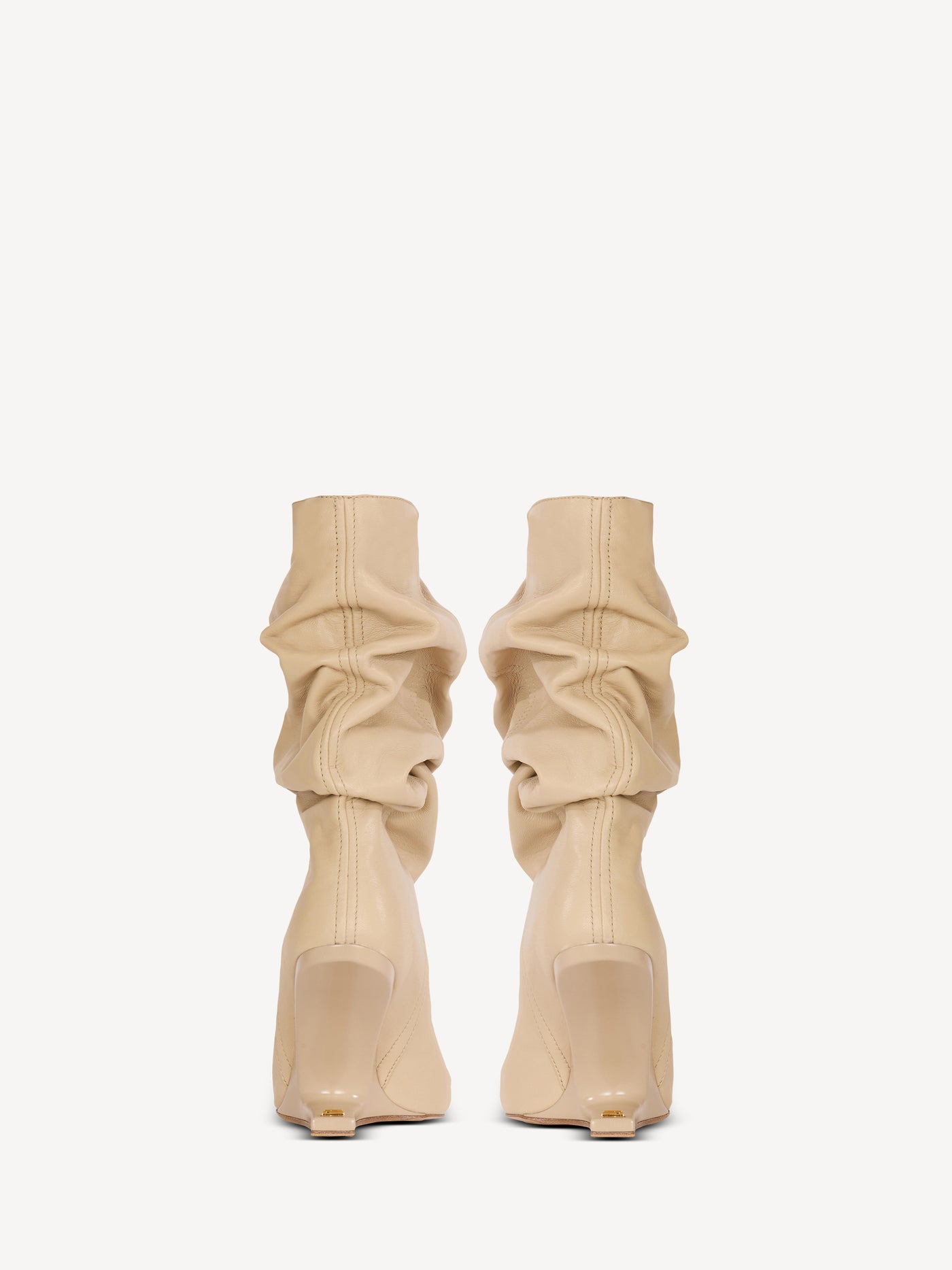 Bottines No Wedge en cuir lisse