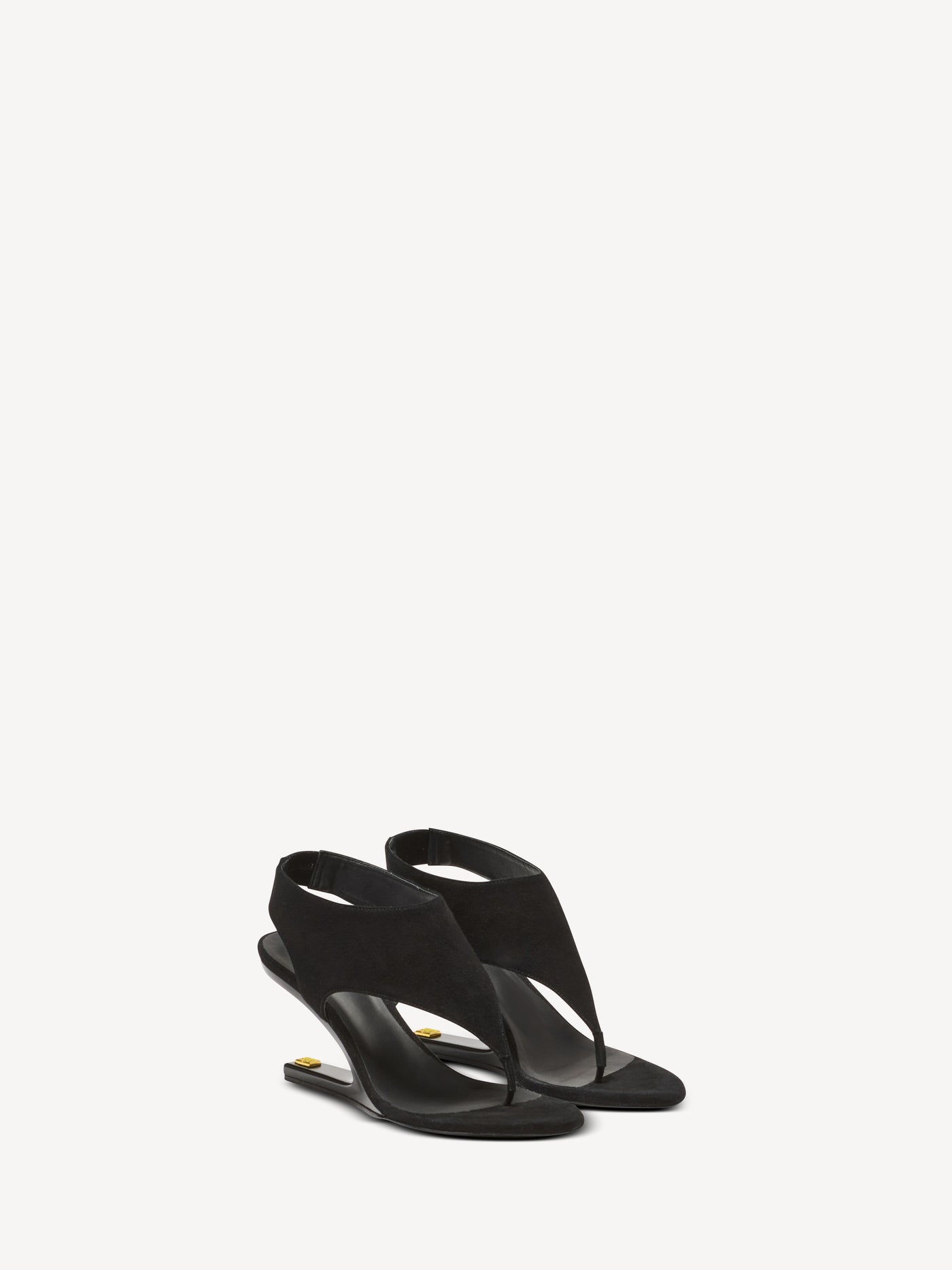 No Wedge suede sandals