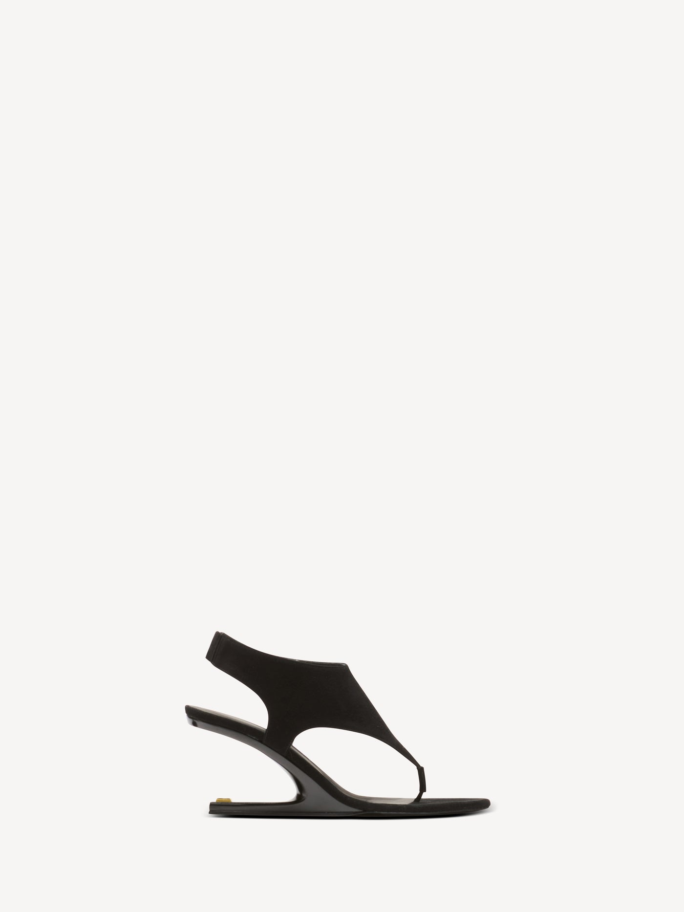 No Wedge suede sandals