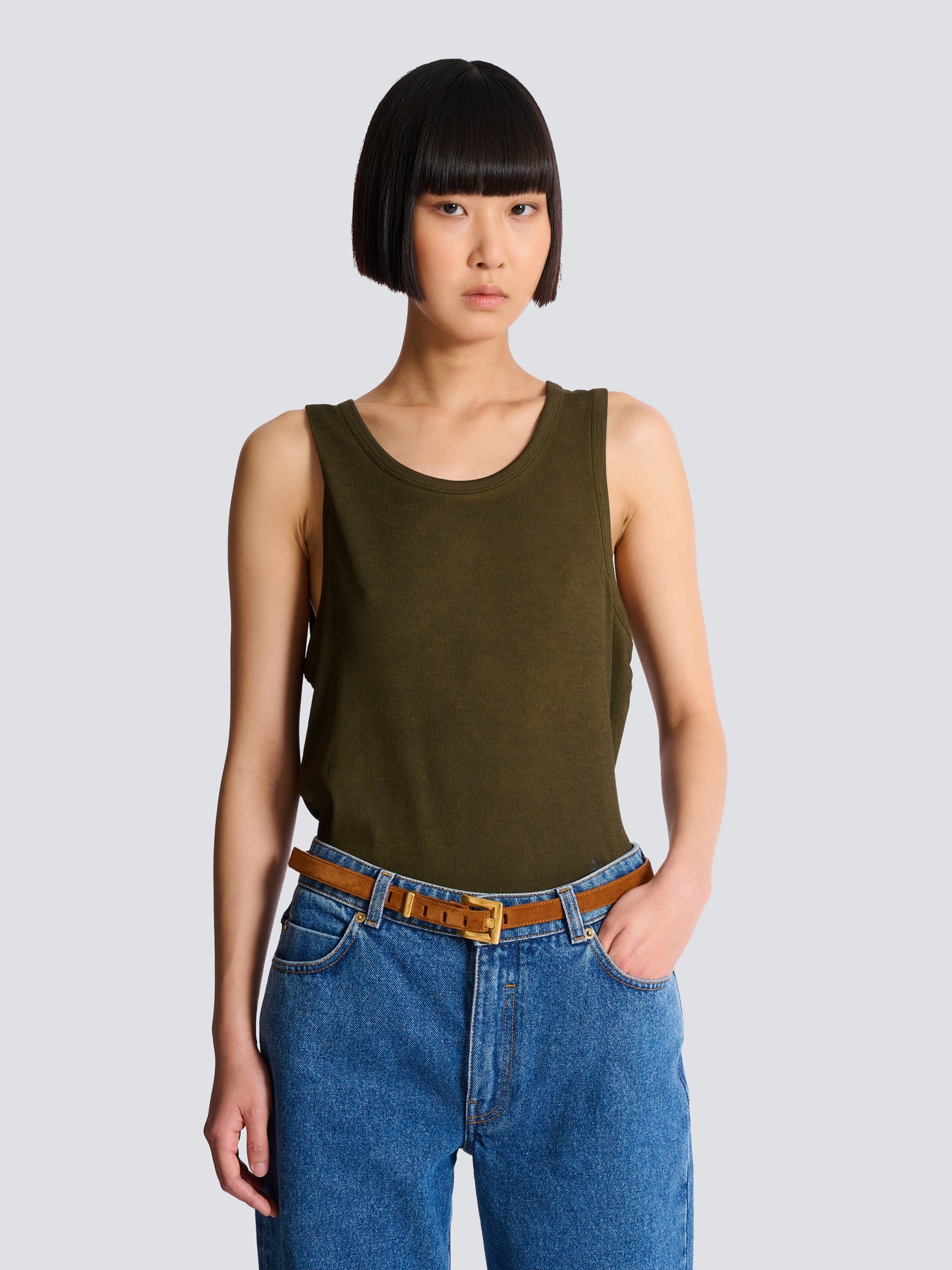 Ceinture Anthem en cuir suédé