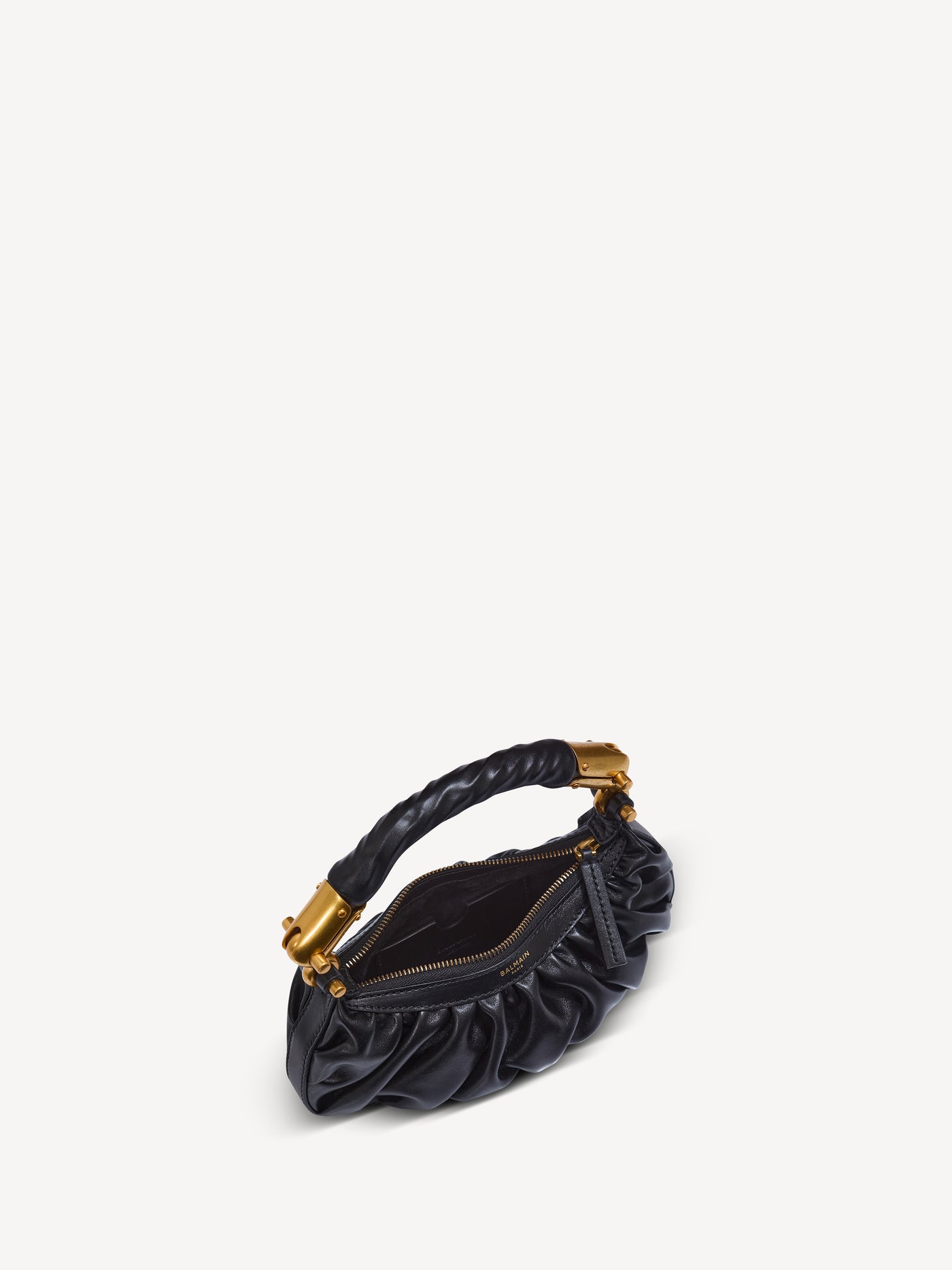 Sac Ébène Mini en cuir de veau