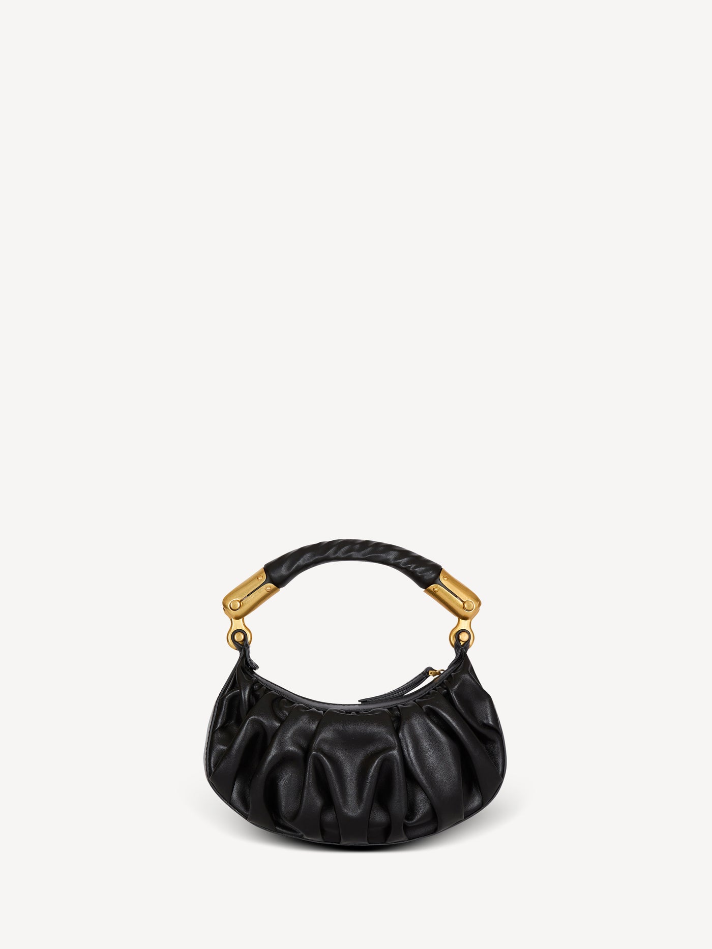 Sac Ébène Mini en cuir de veau