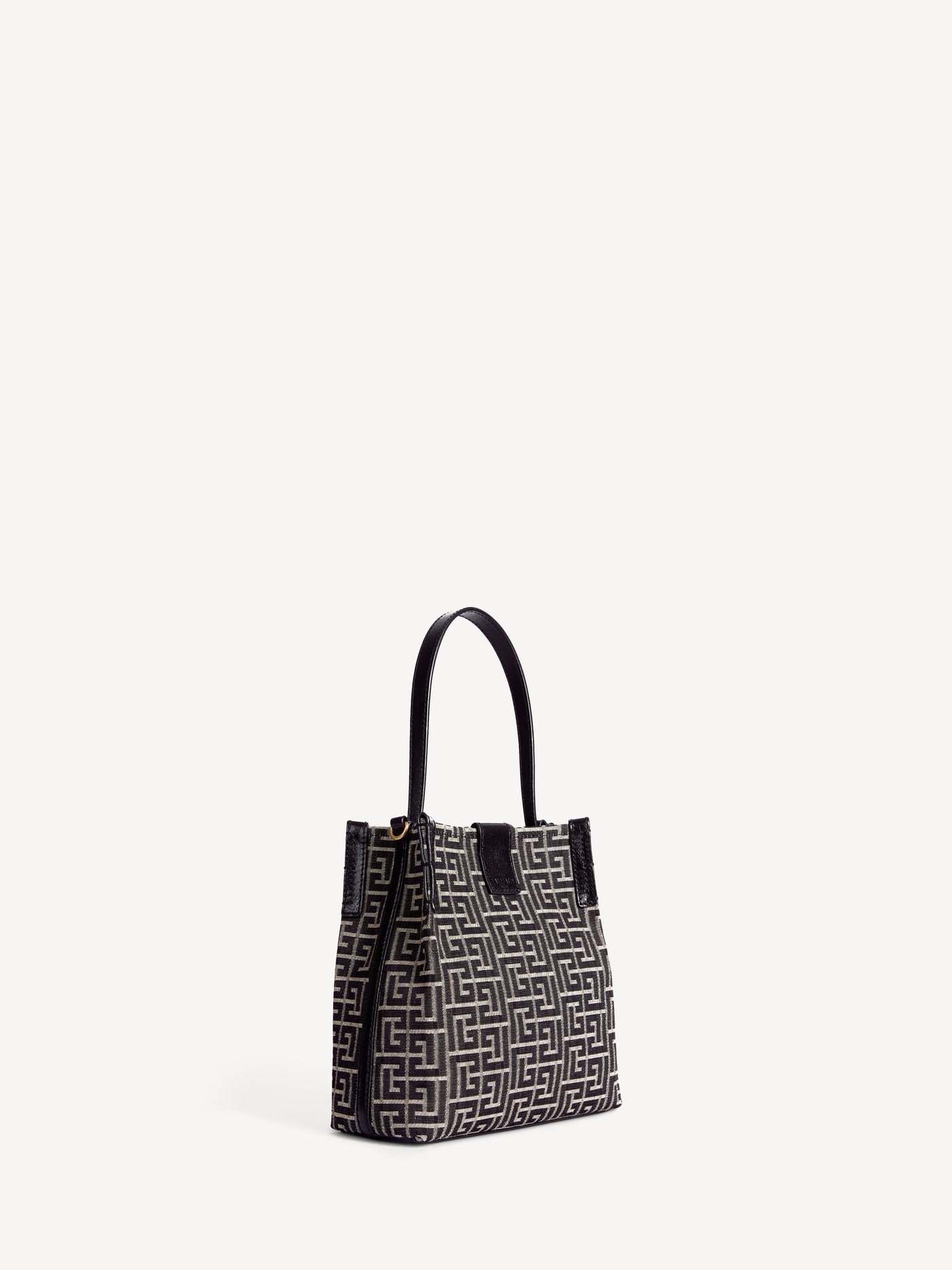 Release Bucket bag in jacquard and calfskin