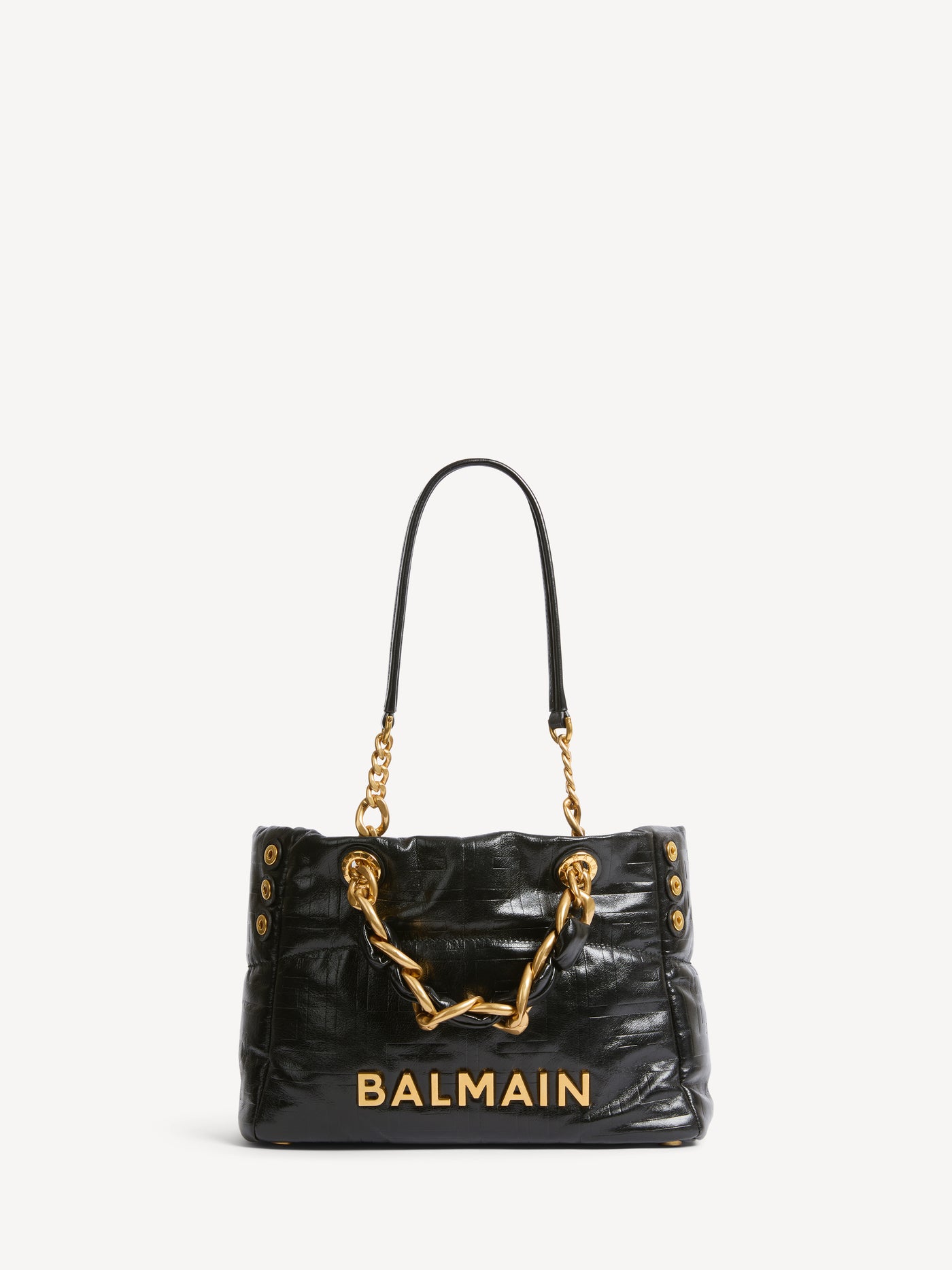 Sac Cabas 1945 Soft Small en cuir de veau craquelé