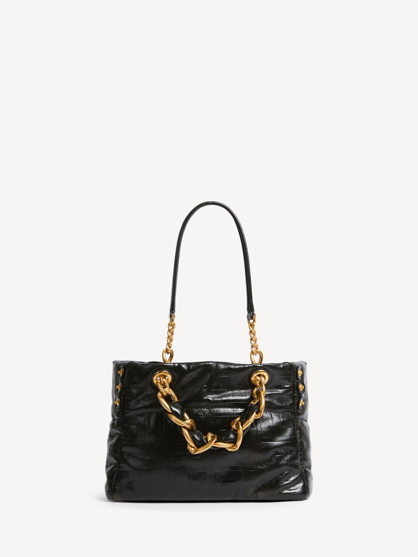 Sac Cabas 1945 Soft Small en cuir de veau craquelé