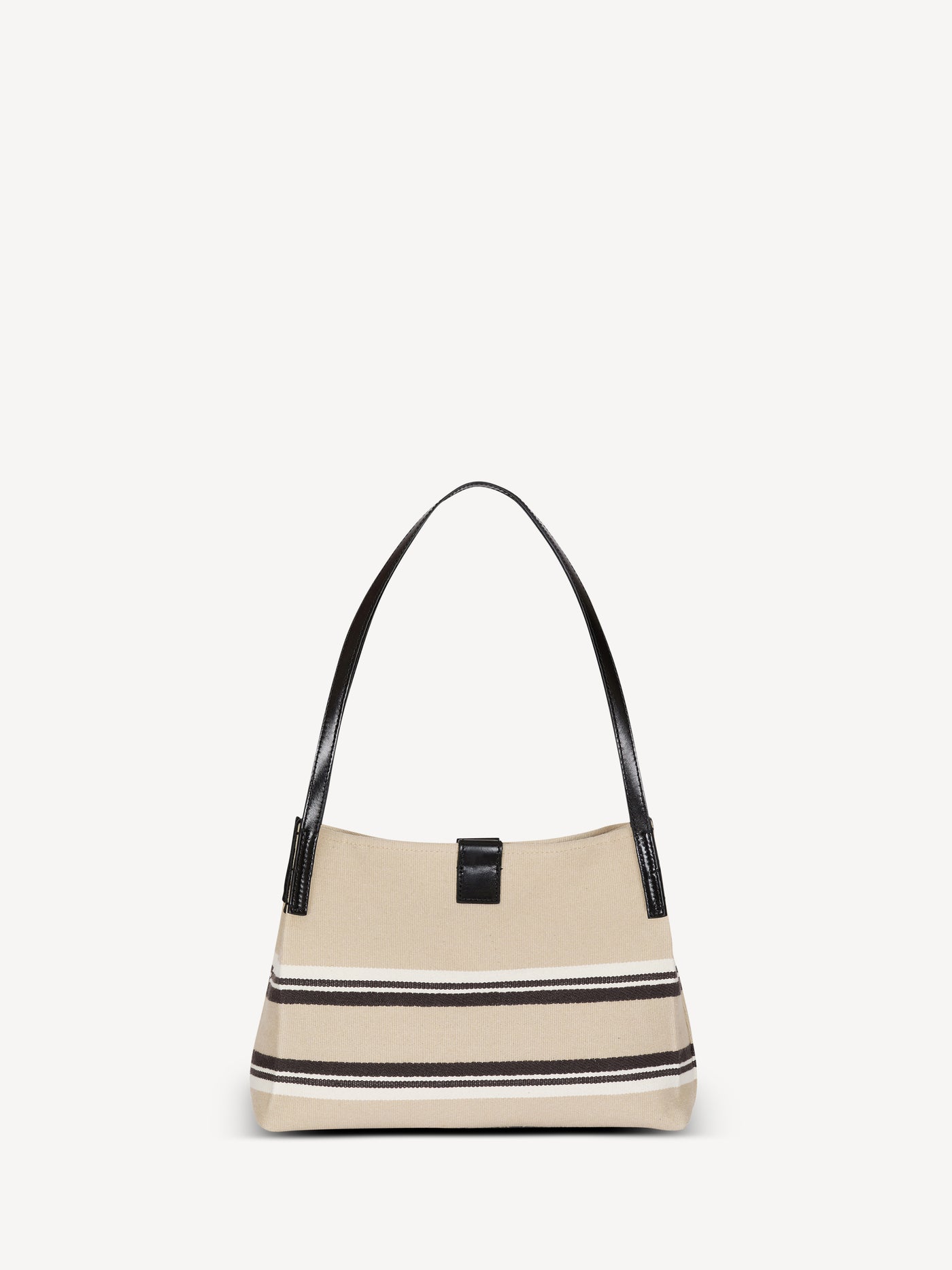 Small Release Shopper bag in canvas and calfskin